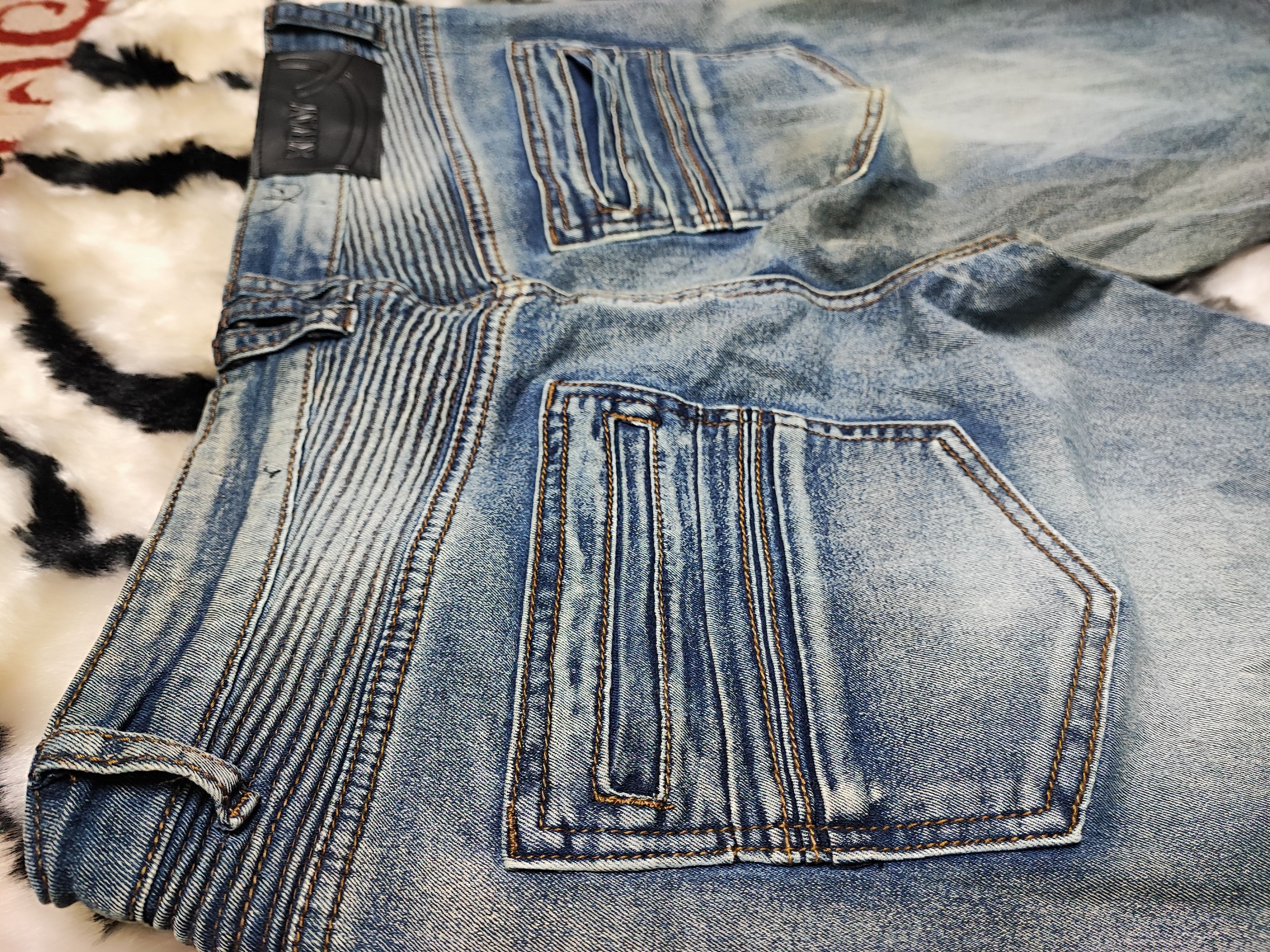 Kapital × Xray Footwear DOUBLE KNEE RIDE JEANS by X Ray Size US 34 / EU 50 - 15 Thumbnail