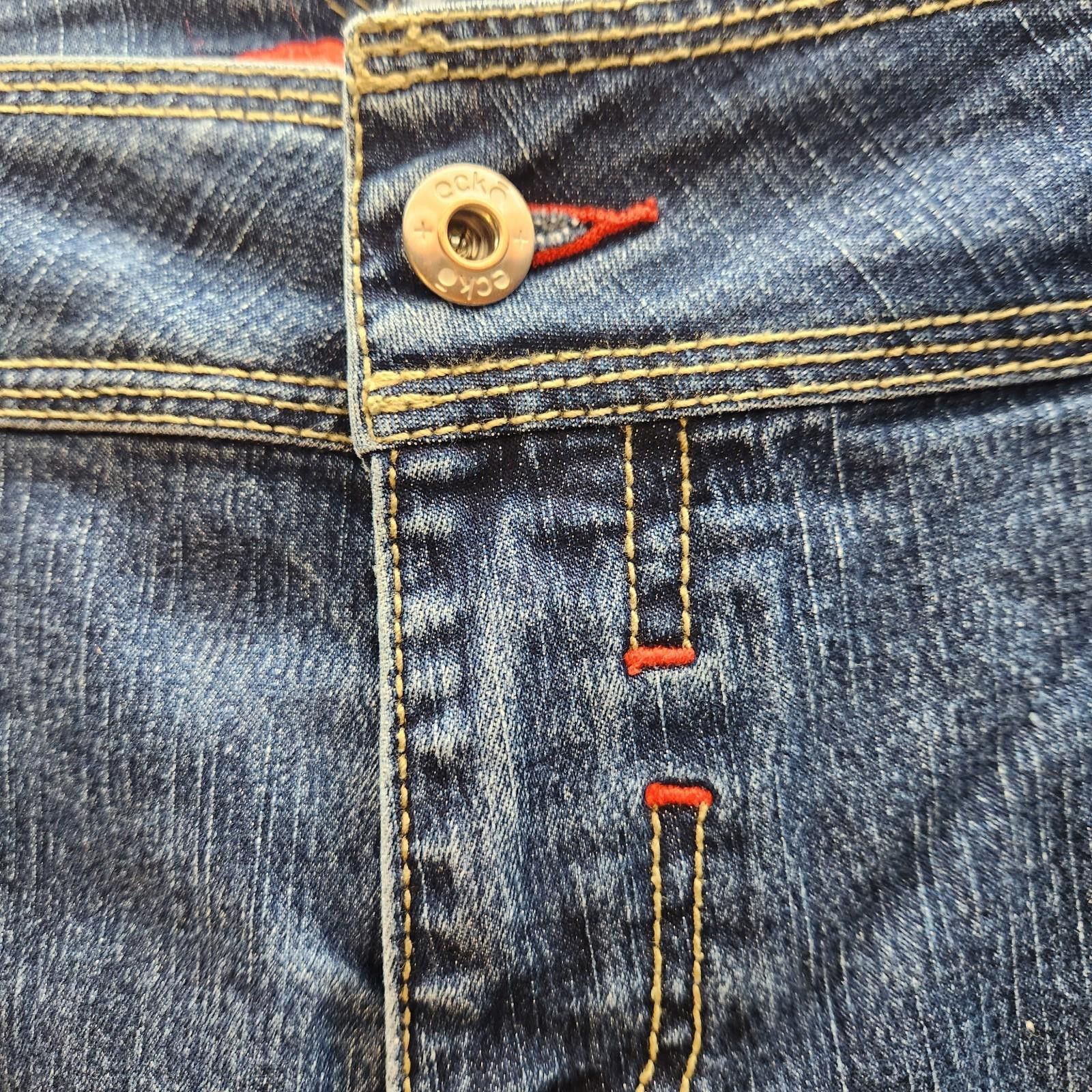 Ecko Unltd. Vintage Ecko Red Womens Blue Jeans Embroidered Size 11 Size 30" / US 8 / IT 44 - 5 Thumbnail