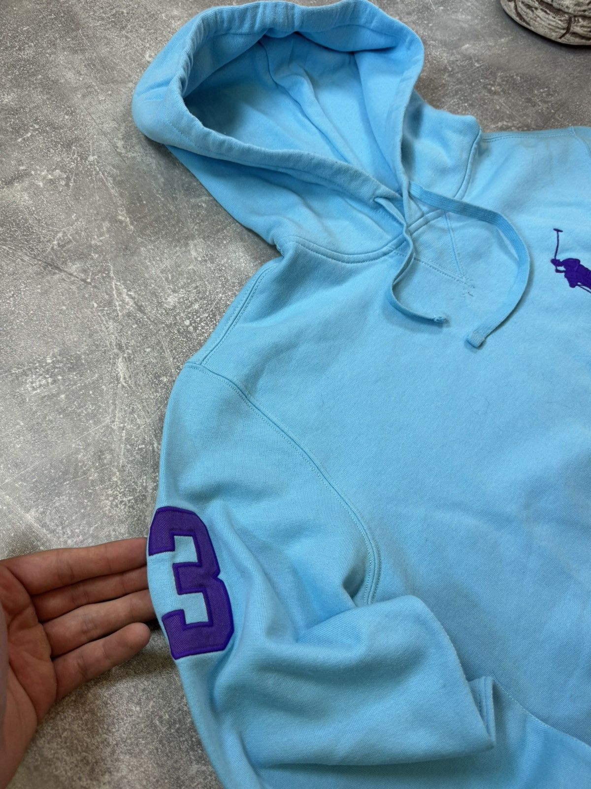 Vintage POLO RALPH LAUREN VINTAGE HOODIE #3 BIG PONY Size US S / EU 44-46 / 1 - 5 Thumbnail