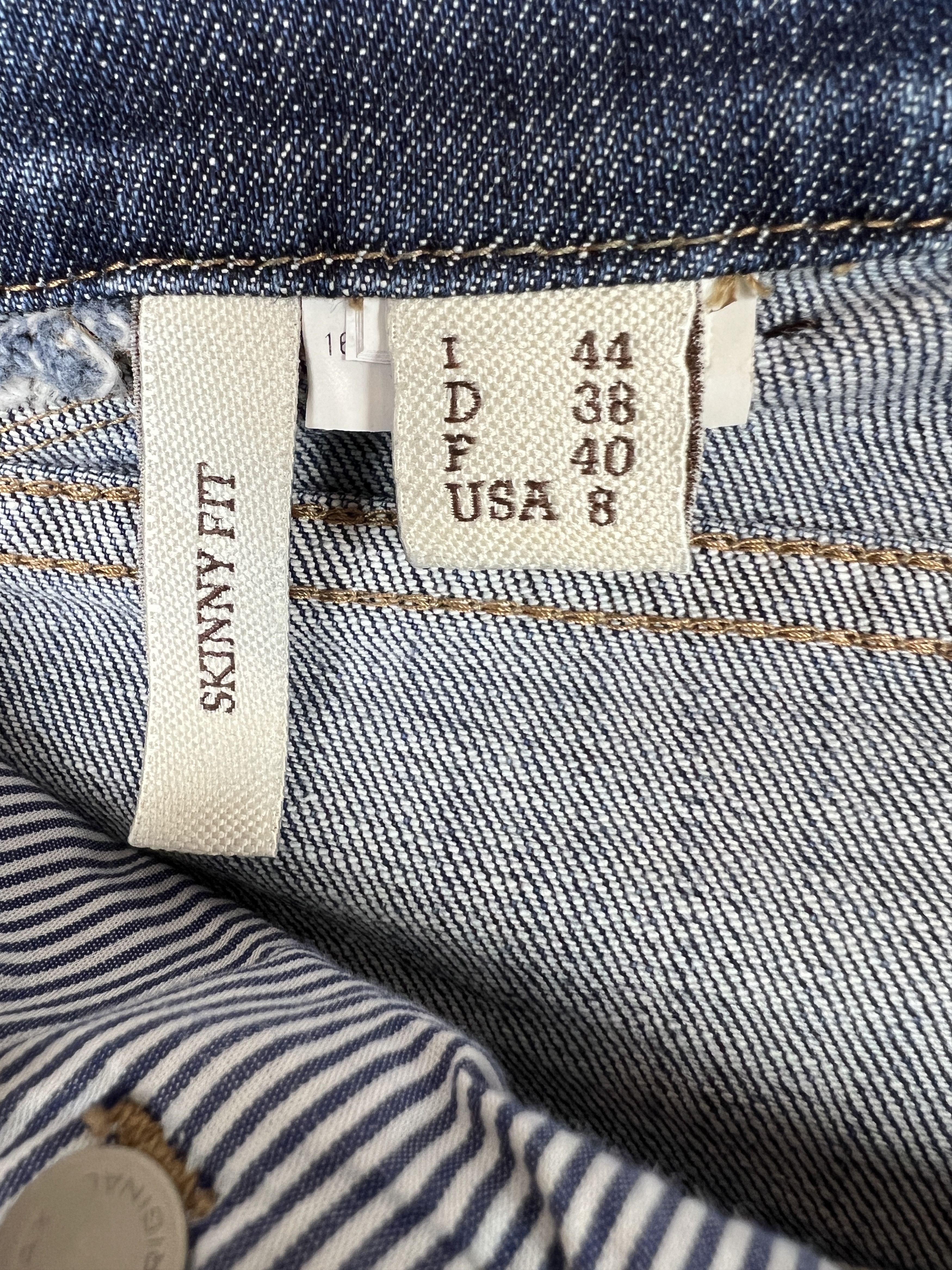 Brunello Cucinelli Brunello Cucinelli Women's Skinny Fit Blue Jeans Size 30" / US 8 / IT 44 - 5 Thumbnail