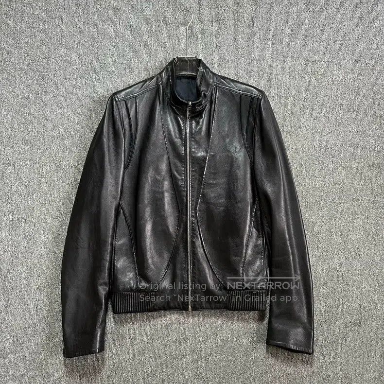 Dior Dior Dior Homme Seams surrounded by wool leather jacket Size US M / EU 48-50 / 2 - 1 Thumbnail