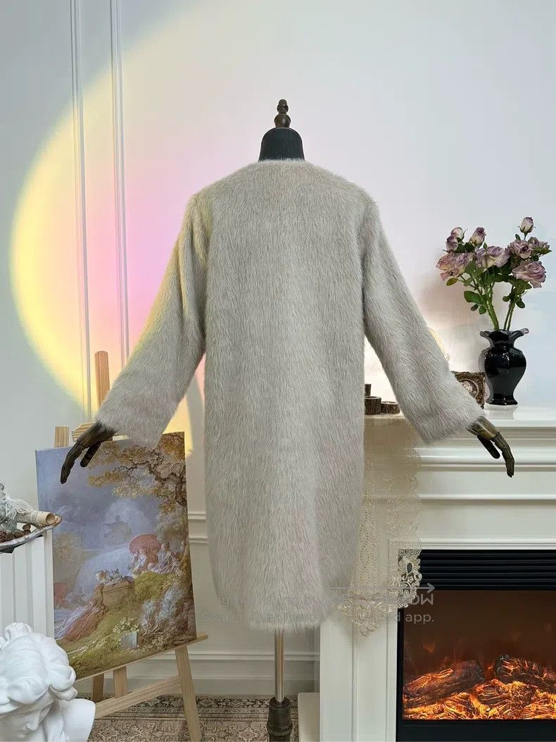 Hermes Hermes Champagne mink fur coat Size L / US 10 / IT 46 - 2 Thumbnail