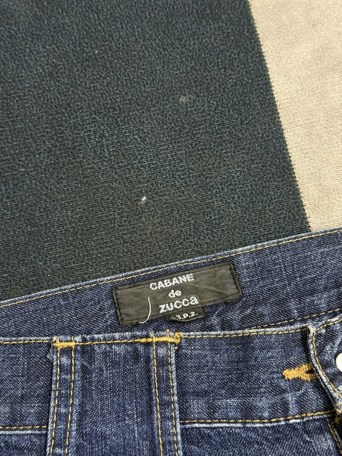 Hysteric Glamour CABANE DE ZUCCA BY ISSEY MIYAKE DENIM PANTS Size US 32 / EU 48 - 5 Thumbnail