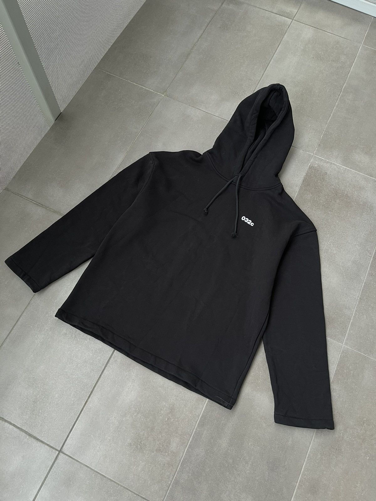 032c SS23 032C "Content" Maxi Black Hoodie Size US M / EU 48-50 / 2 - 7 Thumbnail