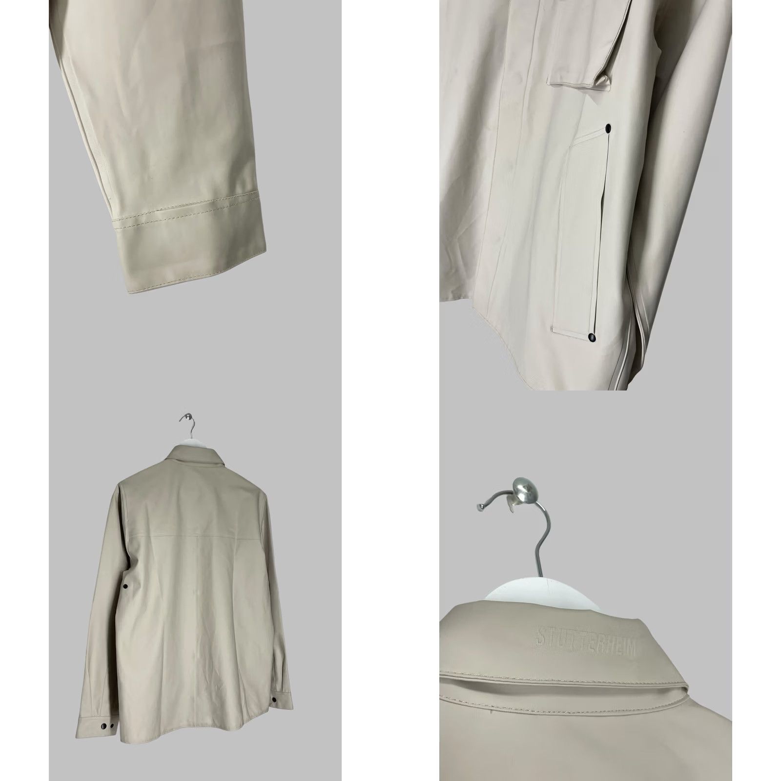 Stutterheim Stutterheim Ringen Raincoat Overshirt Sand Women M Size M / US 6-8 / IT 42-44 - 10 Thumbnail