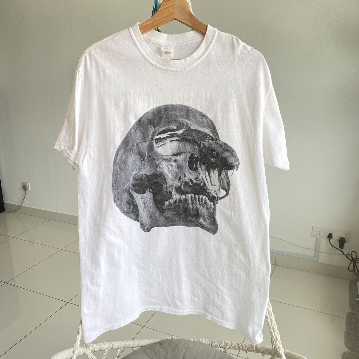 image of Rap Tees x Tour Tee Young Thug American Rapper Nobody Safe Tour Tee in White, Men's (Size Medium)