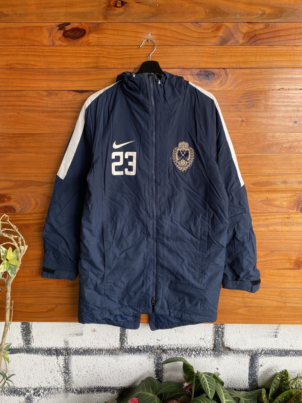 Vintage Nike NIZAF Football Bench Jacket No.23 – Bosnia Team