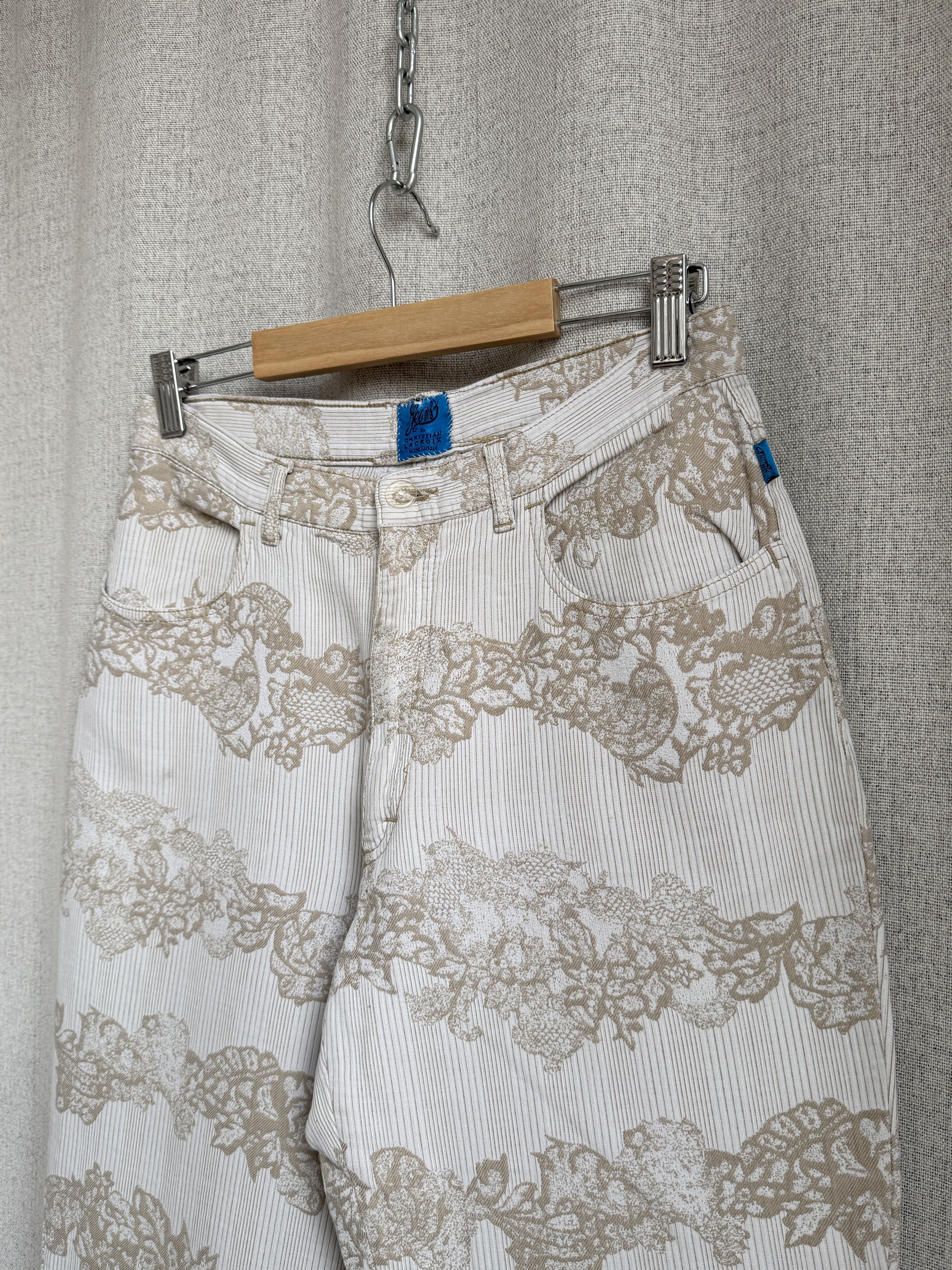 Christian Lacroix Vintage 90s Christian Lacroix Allover Pattern Pants Size 27" / US 4 / IT 40 - 5 Thumbnail