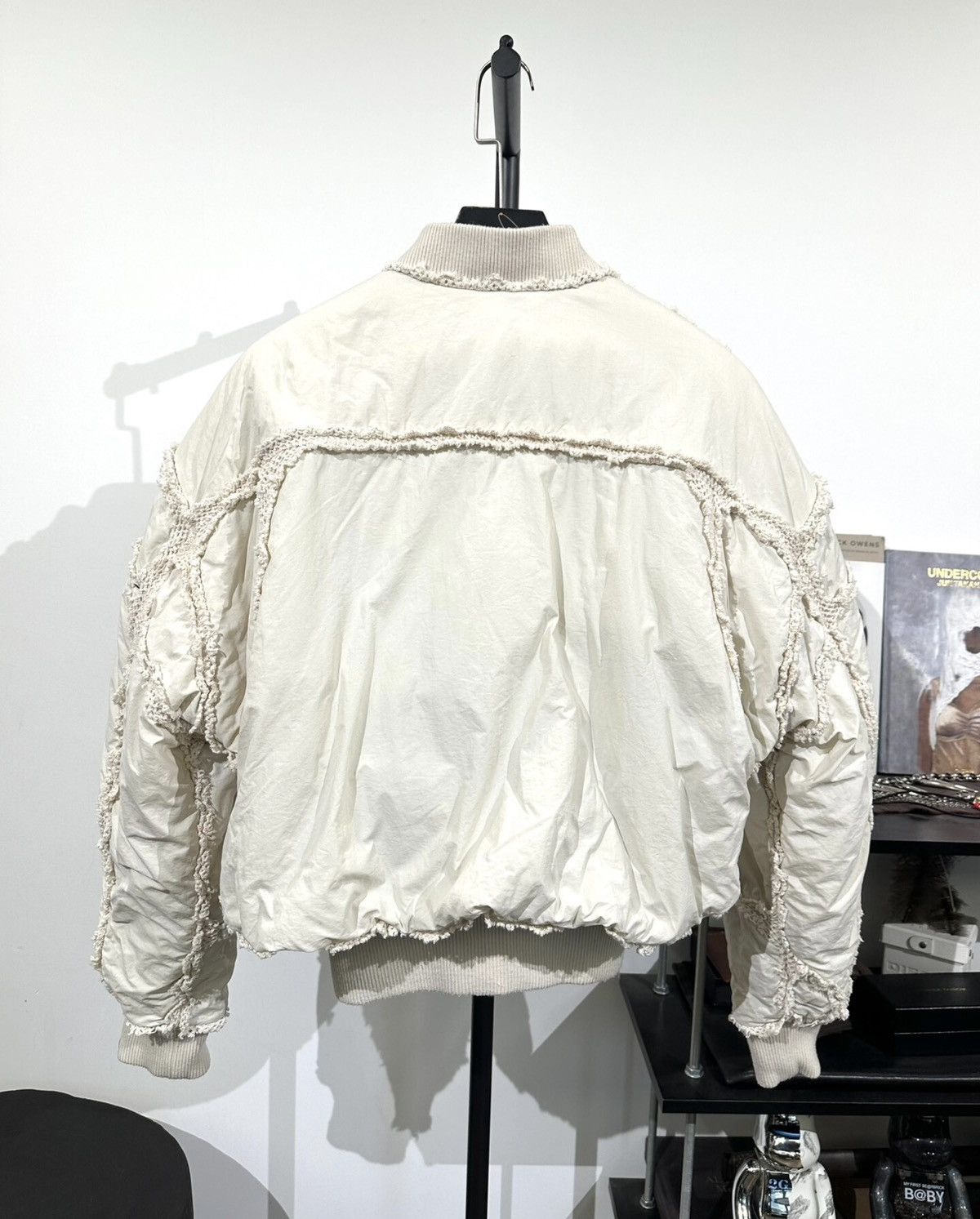 Heliot Emil Heliot Emil HE Mesh-Panel Distressed Quilted Jacket Size US S / EU 44-46 / 1 - 2 Thumbnail