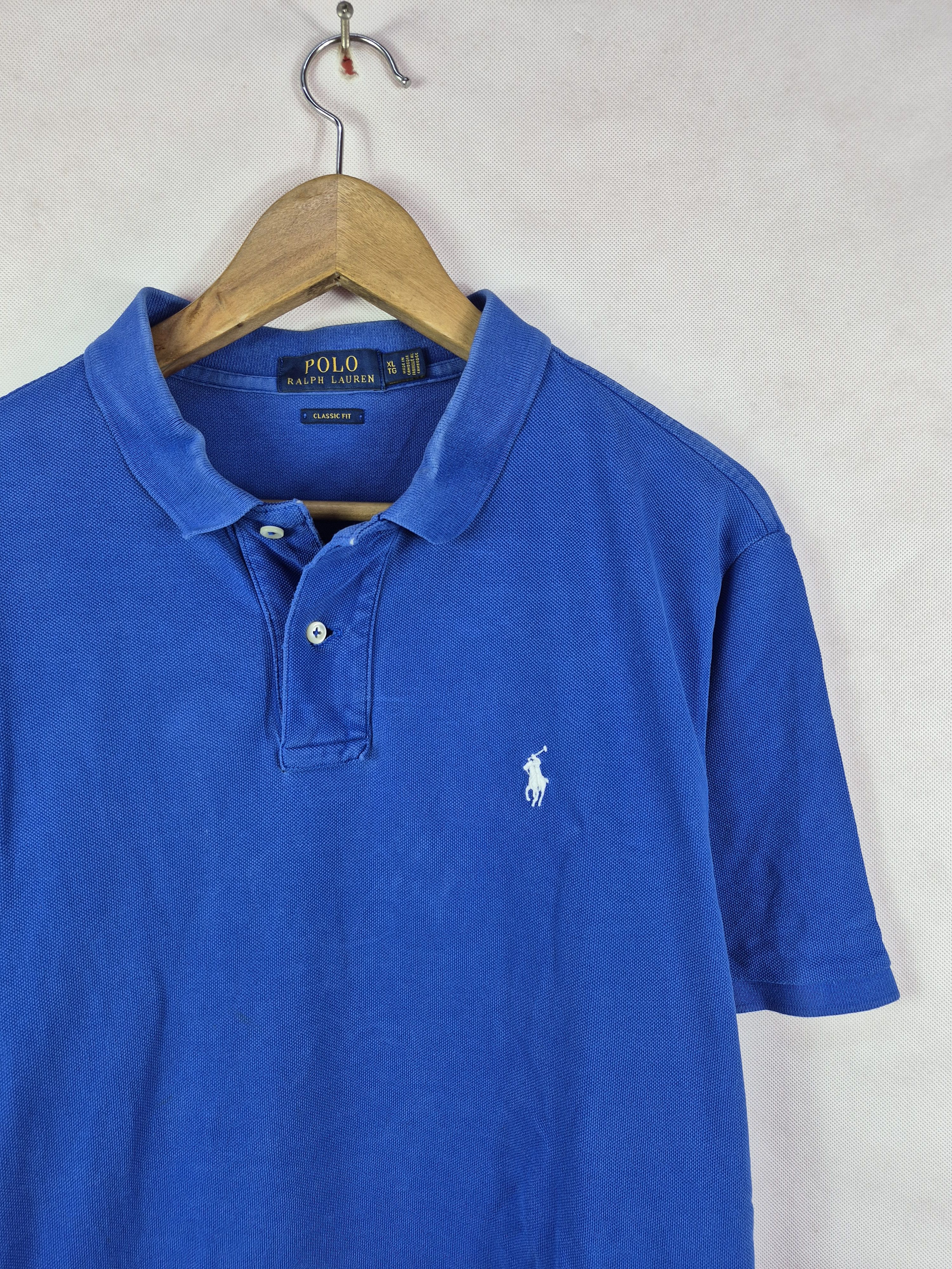 Polo Ralph Lauren 🔥 Polo Ralph Lauren Small Pony Collar Tee Size US XL / EU 56 / 4 - 2 Thumbnail
