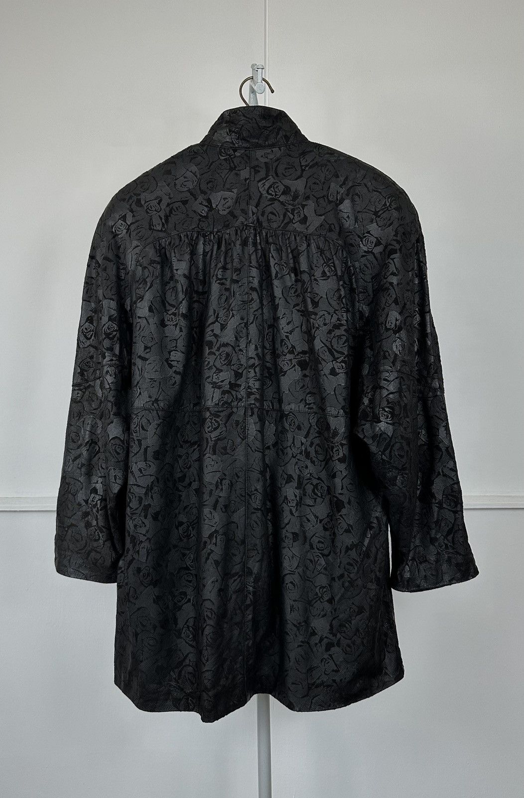 Bally Bally Sally Floral Leather Cape Jackets Vintage Size US M / EU 48-50 / 2 - 5 Thumbnail