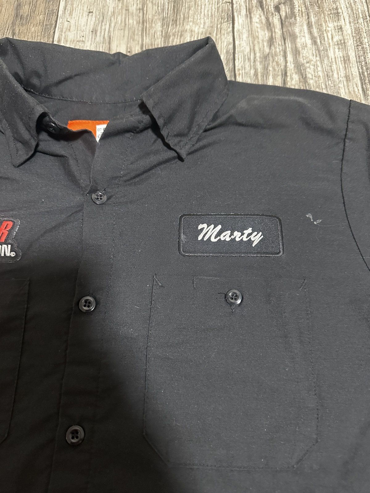 Harley Davidson × Vintage Vintage 90s Harley Davidson “Marty’s” Work Shirt Size US M / EU 48-50 / 2 - 3 Thumbnail