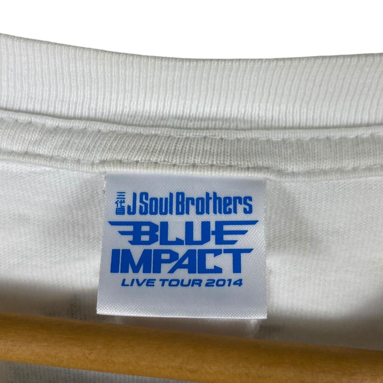 Band Tees J SOUL BROTHERS Exile Tribe Blue Impact 2014 Tour Tee Shirt Size US L / EU 52-54 / 3 - 7 Thumbnail
