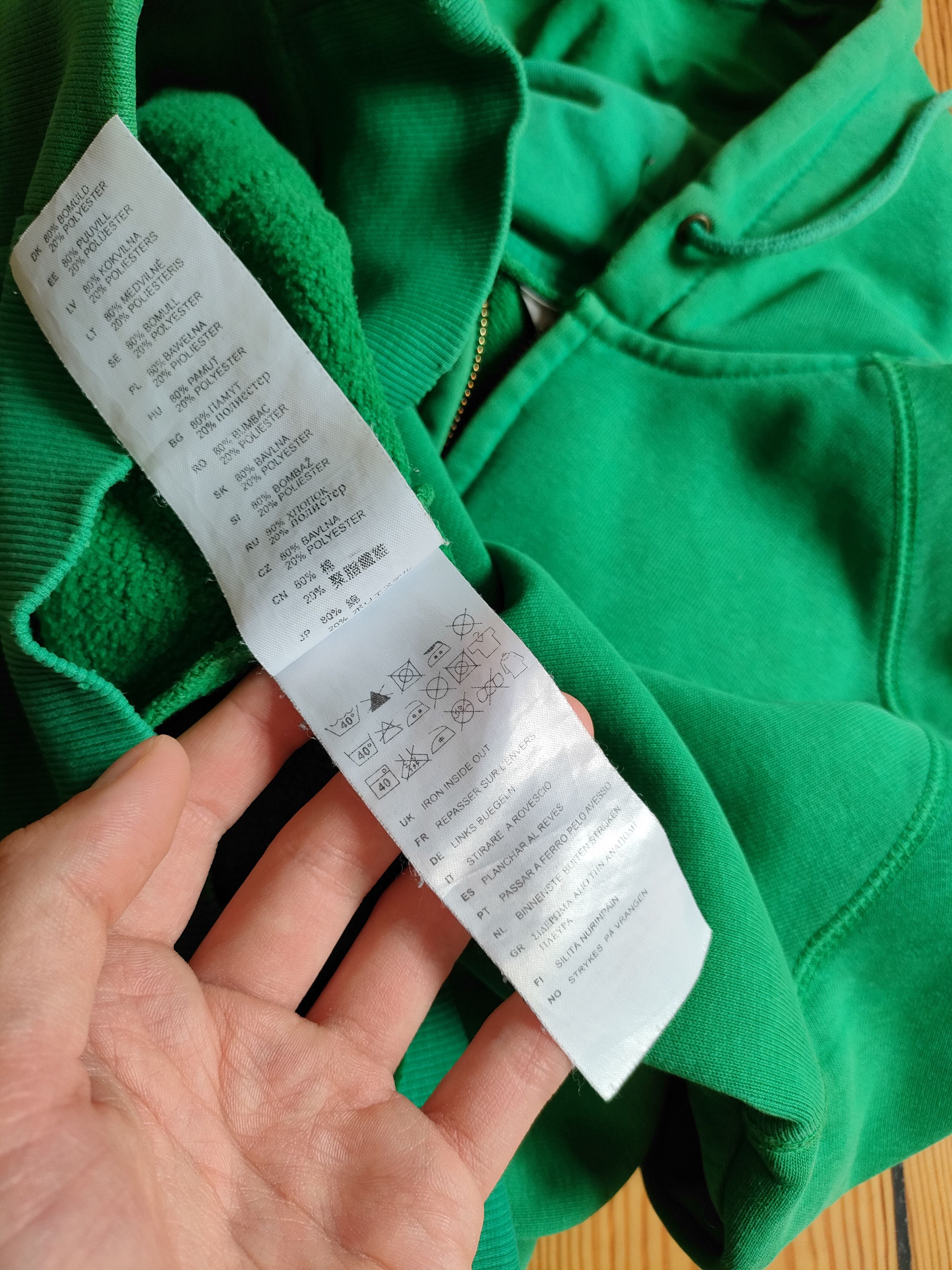 Carhartt Carhartt Hooded Chase Jacket Distressed Green Hoodie Size US S / EU 44-46 / 1 - 13 Thumbnail