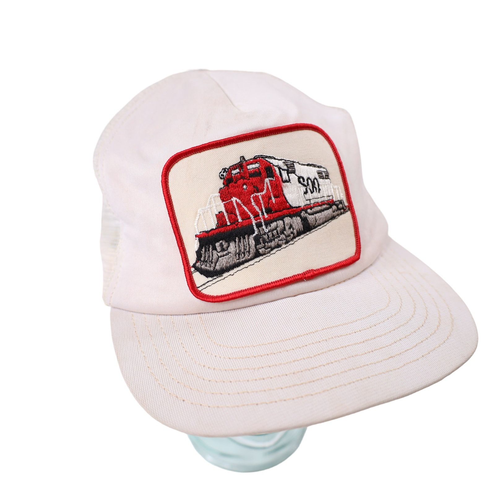 Vintage Vintage SOO Line Railroad Locomotive Train Patch Trucker Hat Size ONE SIZE - 2 Thumbnail