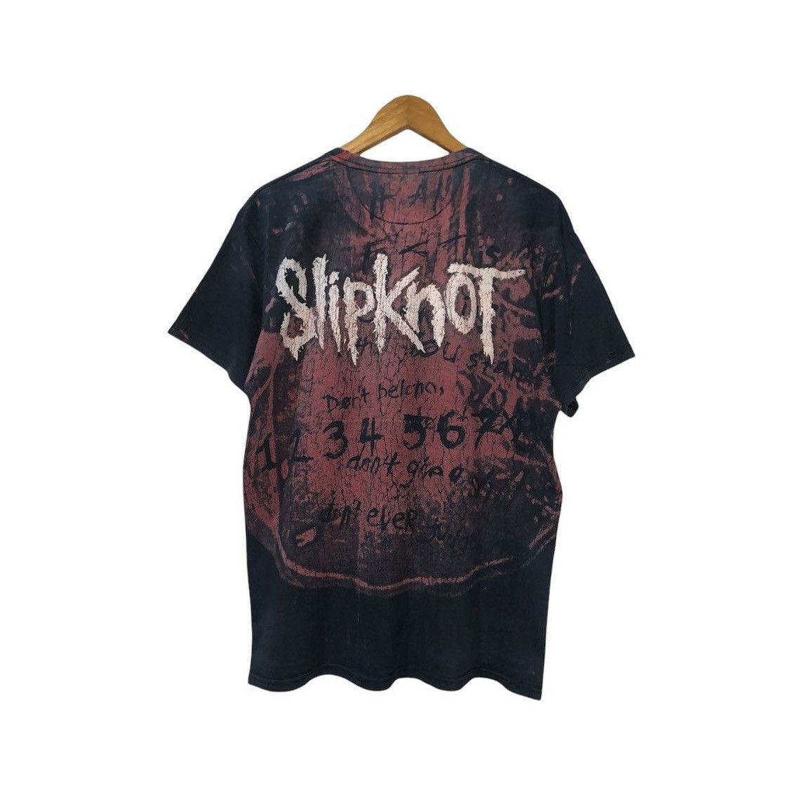 Slipknot Vintage Slipknot All Over Print AOP Band T-Shirt Iowa Era L Size US M / EU 48-50 / 2 - 2 Thumbnail