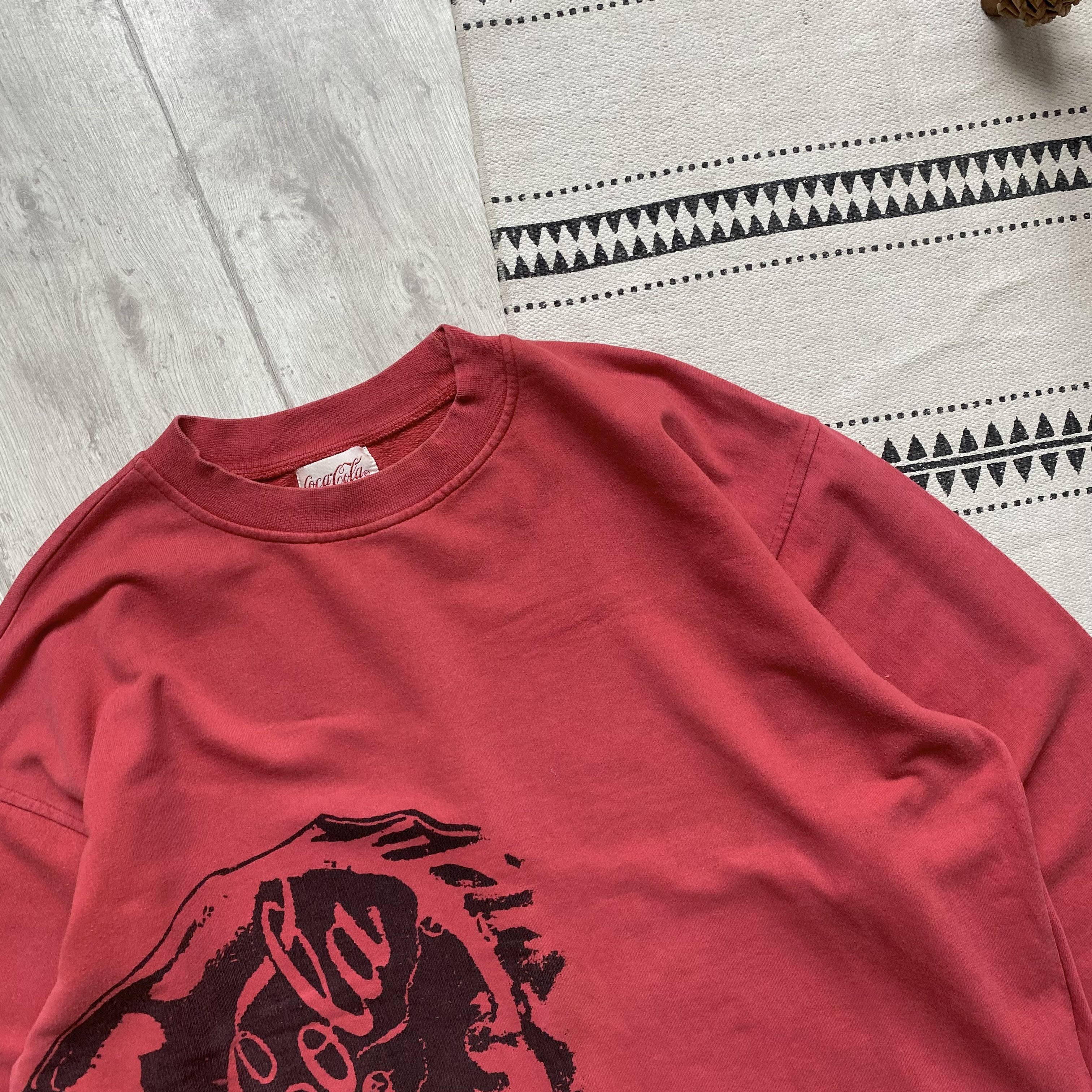 Coca Cola 🥤Vintage 80-90s Coca Cola Sweatshirt Crewneck Pullover Size US XL / EU 56 / 4 - 2 Thumbnail