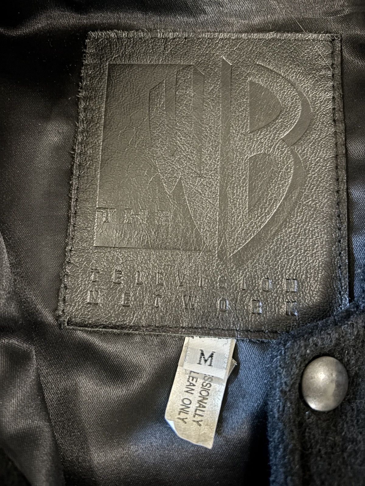 Vintage Vintage y2k WB frog letterman leather jacket Size m Size US M / EU 48-50 / 2 - 4 Thumbnail