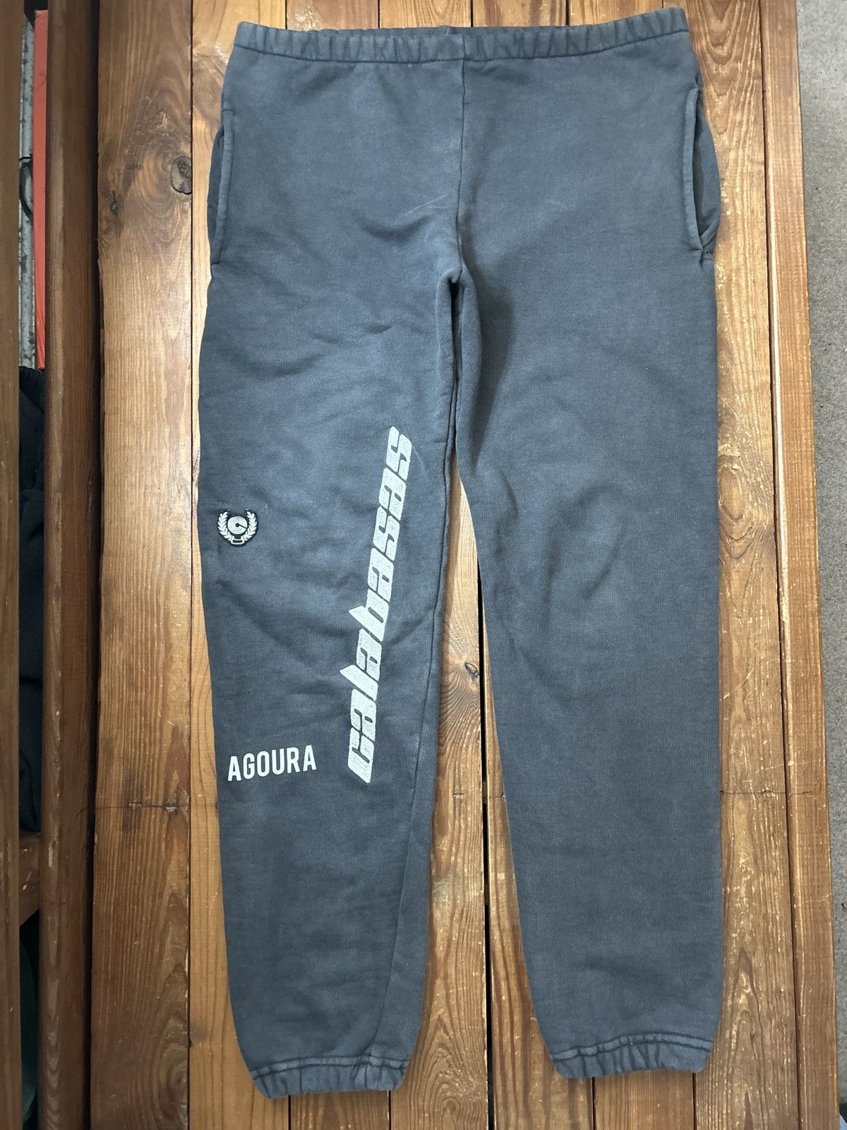 Yeezy Season Yeezy Season 5 Calabasas Agoura Chain Stitched Sweatpants Grailed