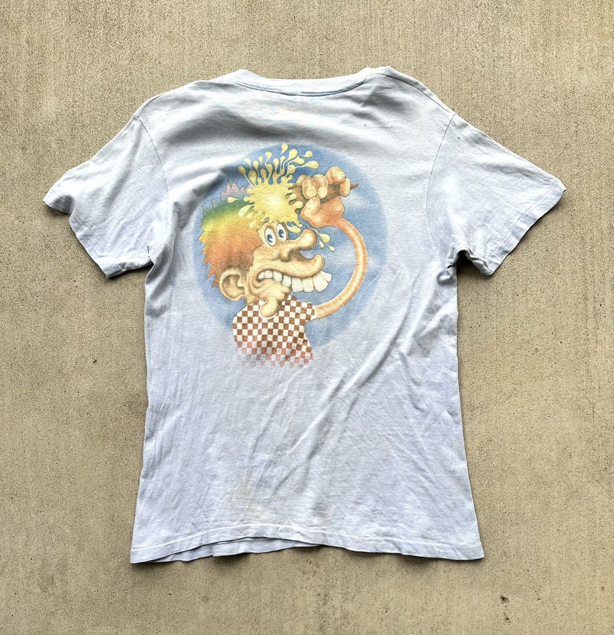 Grateful Dead × Vintage Vintage Grateful Dead Tee 1972 Euro Tour Ice Cream Hanes Size US S / EU 44-46 / 1 - 1 Thumbnail