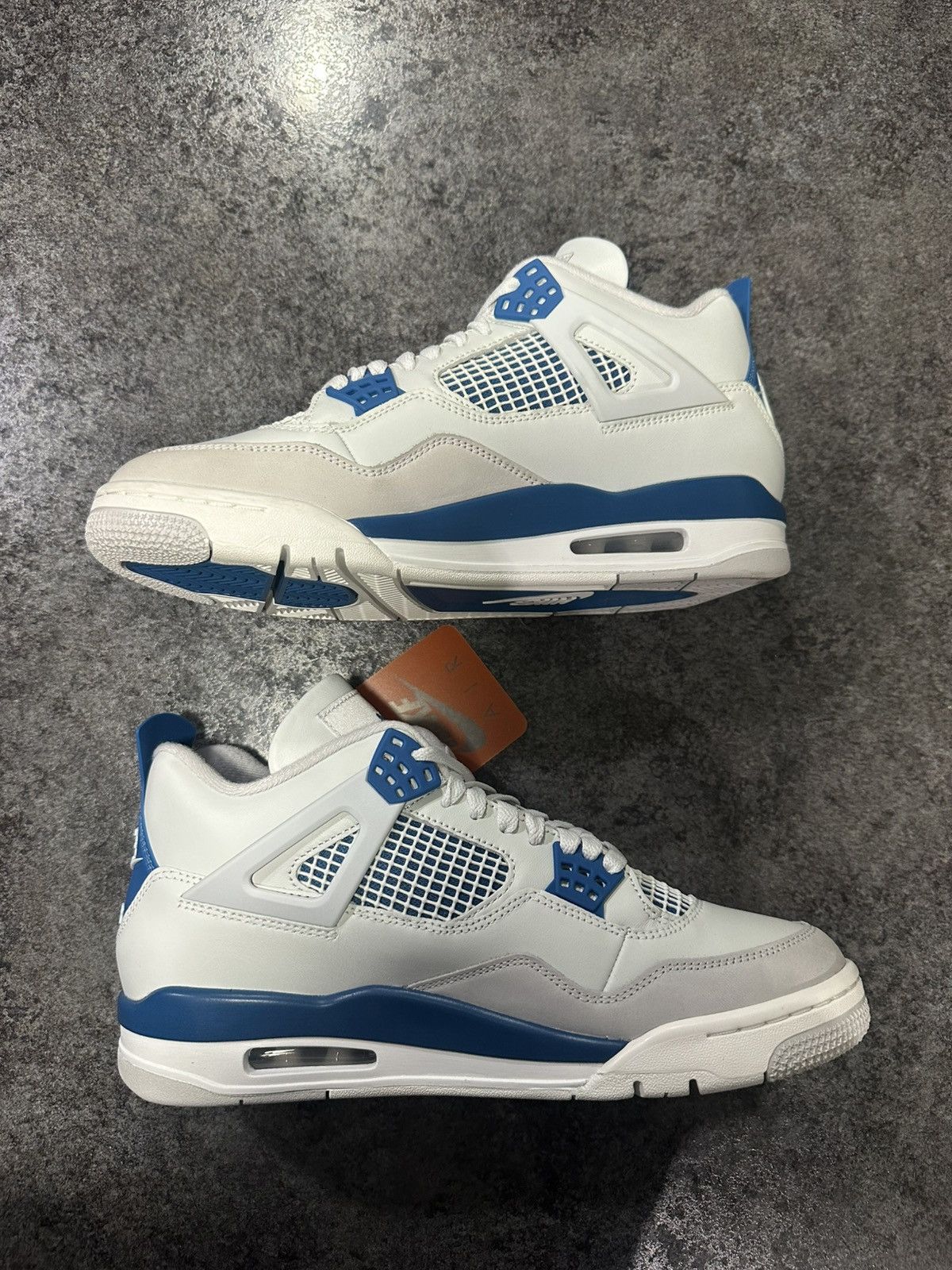 Jordan Brand Nike Air Jordan 4 Retro Military Blue 2024 size 10 Size US 10 / EU 43 - 2 Thumbnail