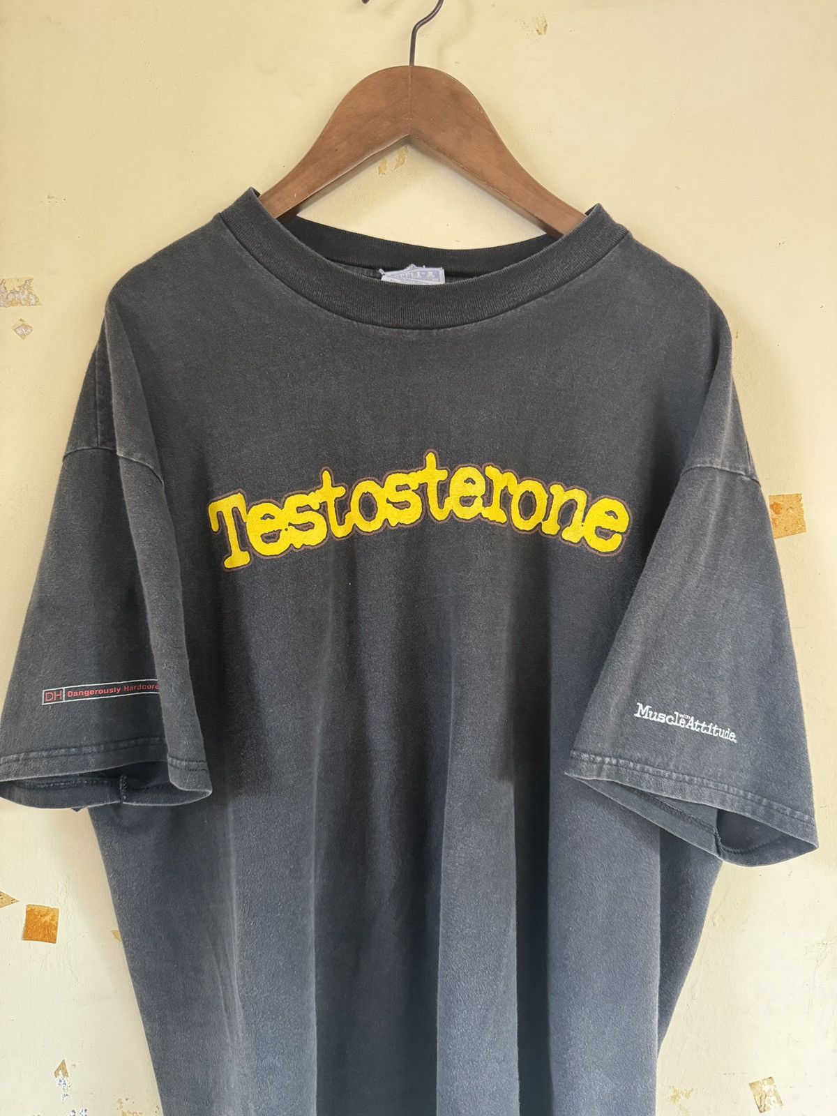 Vintage *RARE* 90s VINTAGE TESTOSTERONE HARDCORE PORN MUSCLE DRUG Size US XL / EU 56 / 4 - 2 Thumbnail