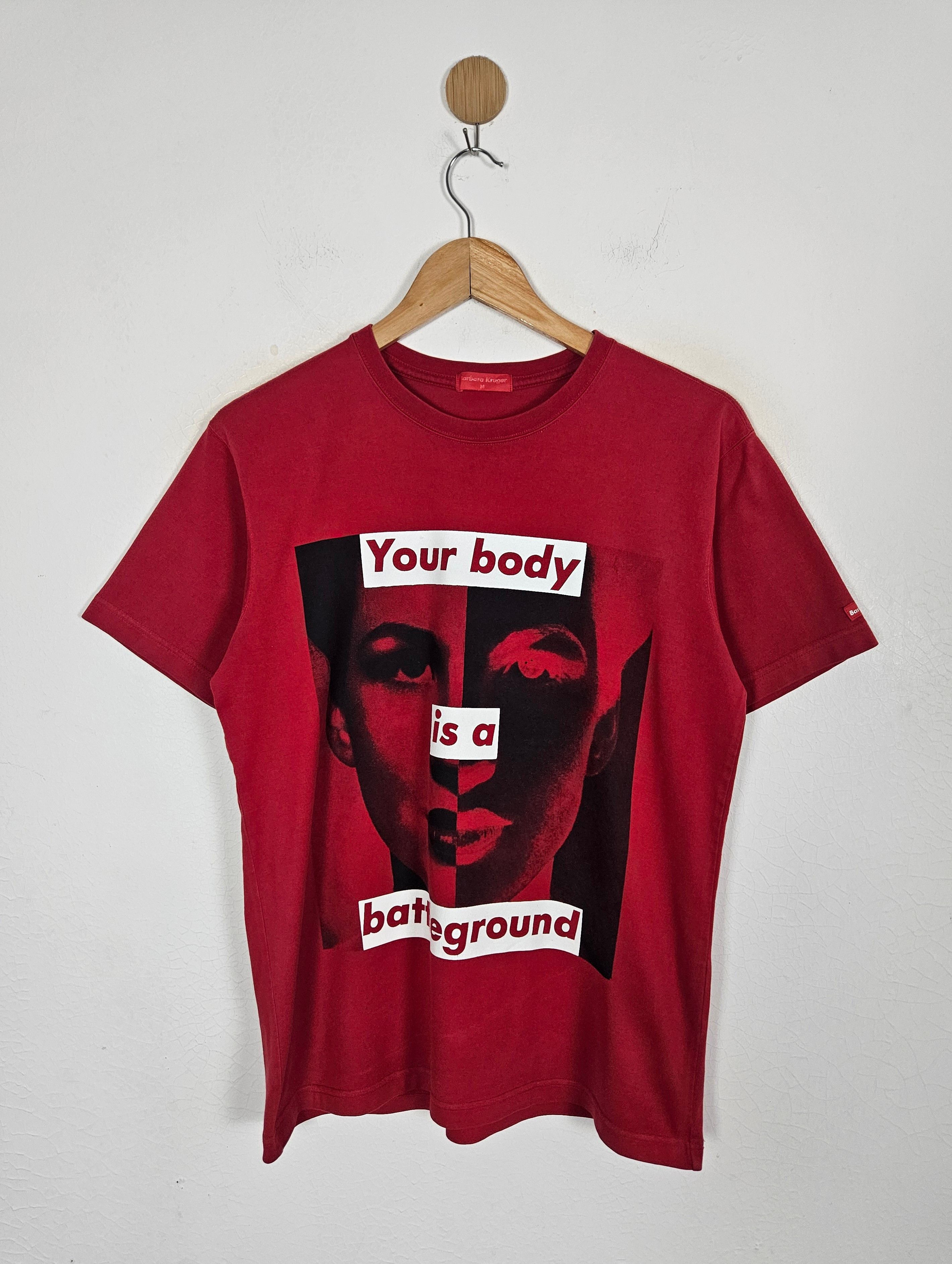 Barbara Kruger Barbara Kruger Your Body is Battleground shirt Size US M / EU 48-50 / 2 - 1 Thumbnail