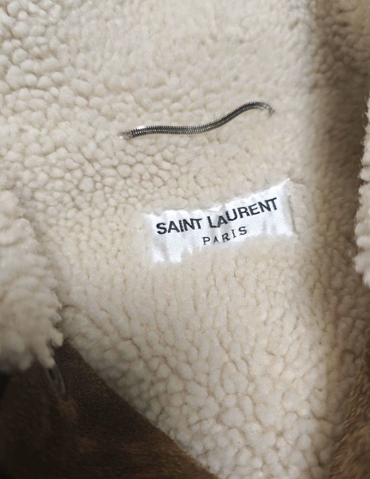 Saint Laurent Paris × Yves Saint Laurent Saint Laurent Men's Brown Lamb Wool Corduroy Short Jacket Size US M / EU 48-50 / 2 - 3 Thumbnail