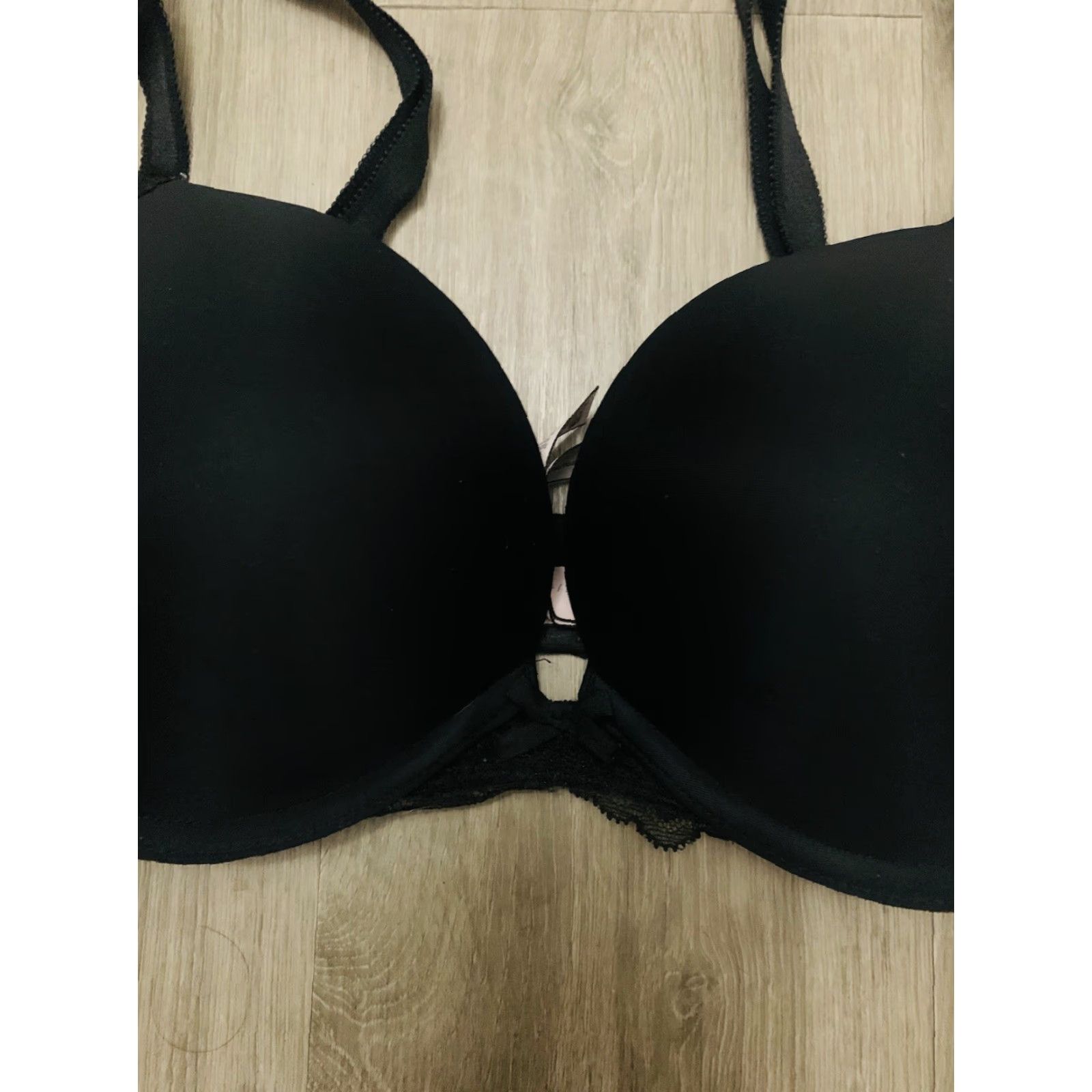 Victoria's Secret Victoria's Secret DREAM ANGELS Push Up Bra 34D Black Lace Black Lace 34D Womens Bra Size ONE SIZE - 2 Thumbnail