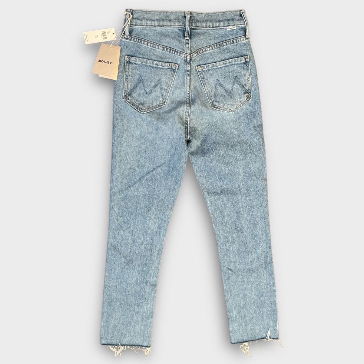 MOTHER NWT MOTHER The Pixie Dazzler Fray Hem Ankle Jeans Size 23 Size 23" - 4 Thumbnail