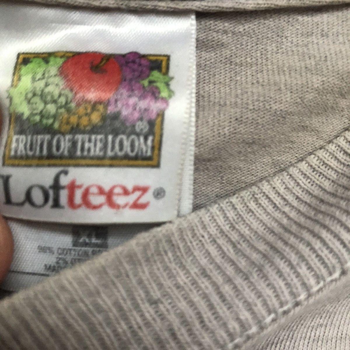 Fruit Of The Loom Vintage T Shirt Size US XL / EU 56 / 4 - 2 Thumbnail