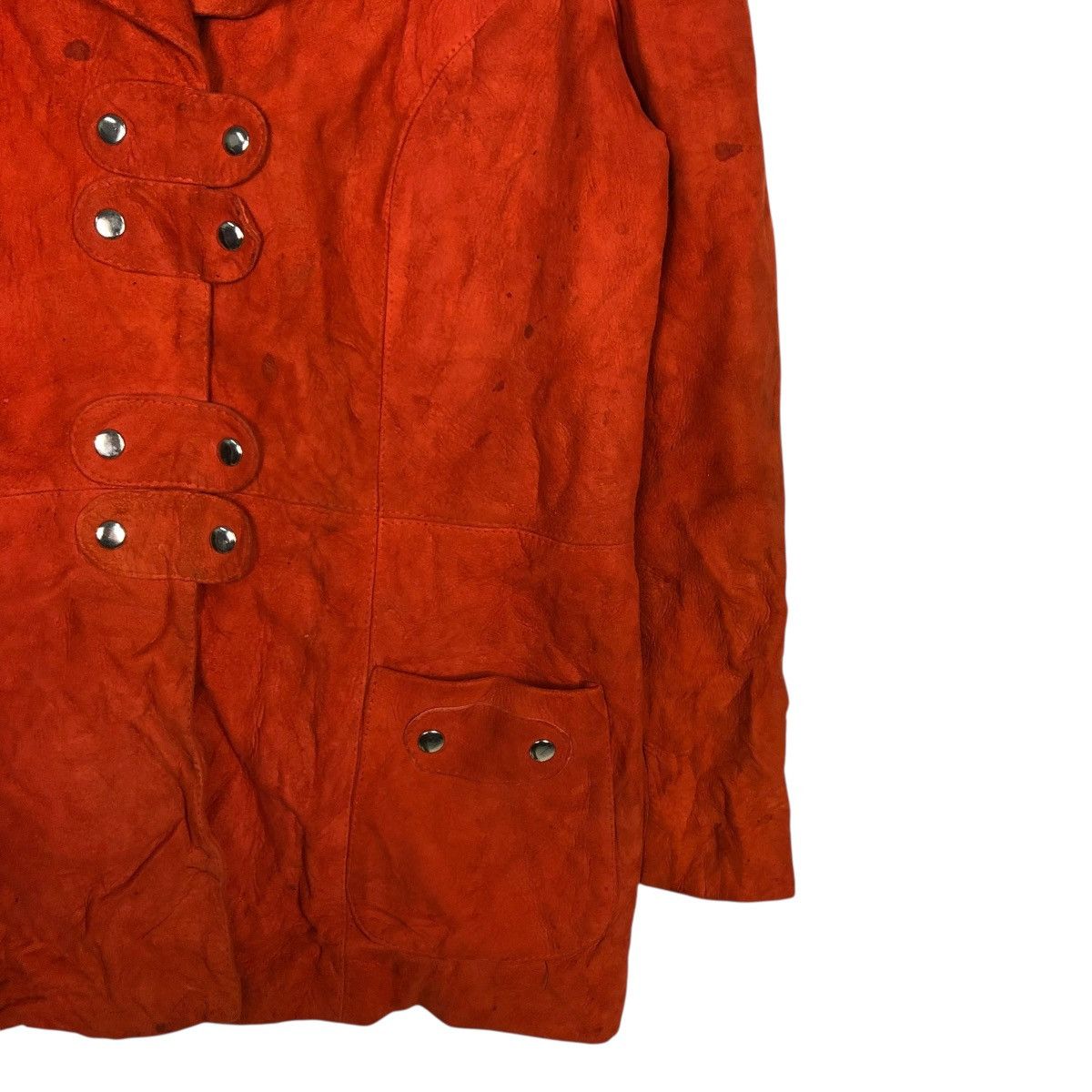 Vintage 🔥VINTAGE CHORE WORK LEATHER JACKET GINATERESA ISSEY MIYAKE Size US M / EU 48-50 / 2 - 7 Thumbnail