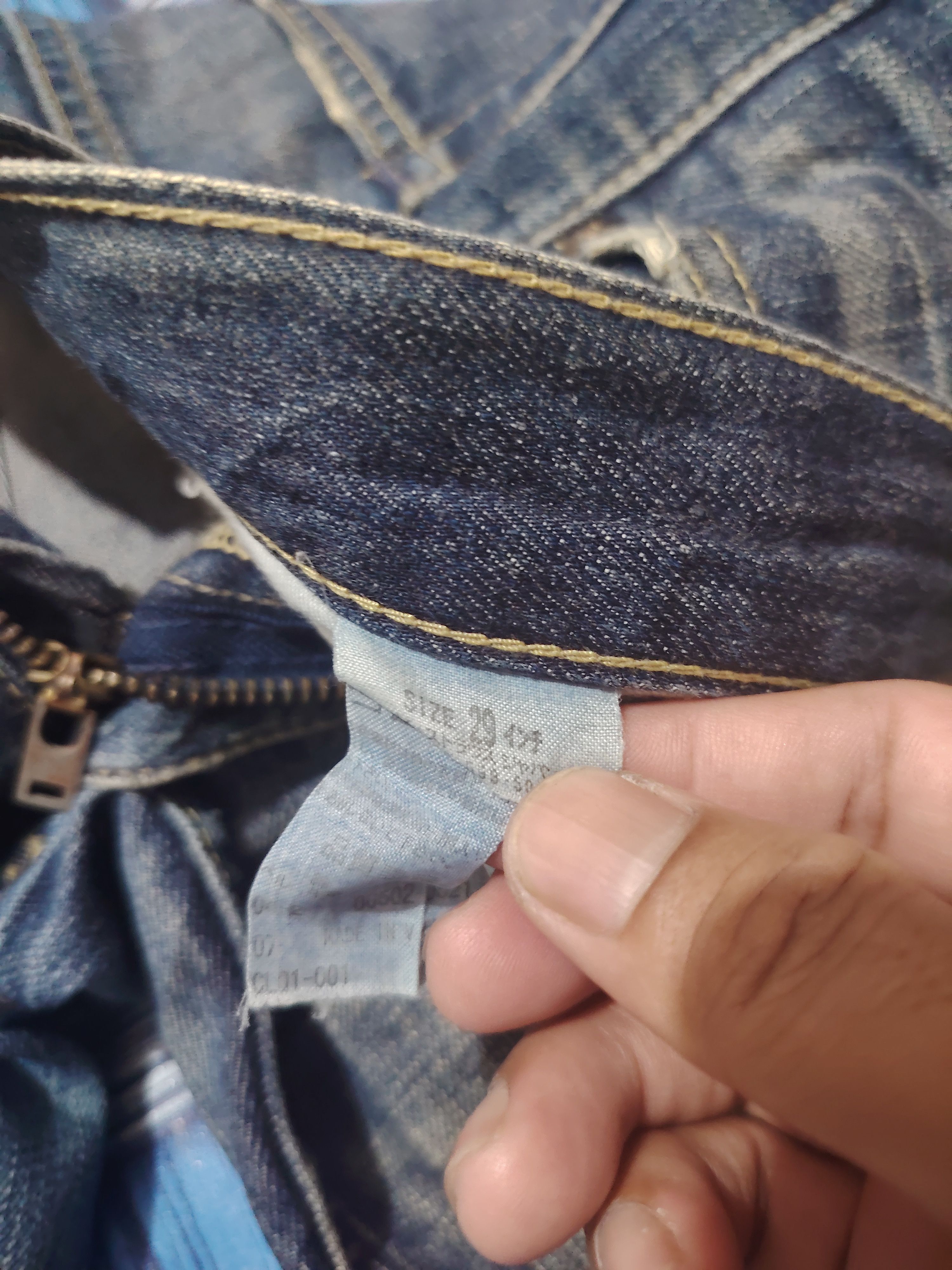 Levi's Vtg Levis 502 Distressed Jeans Size US 29 - 10 Thumbnail