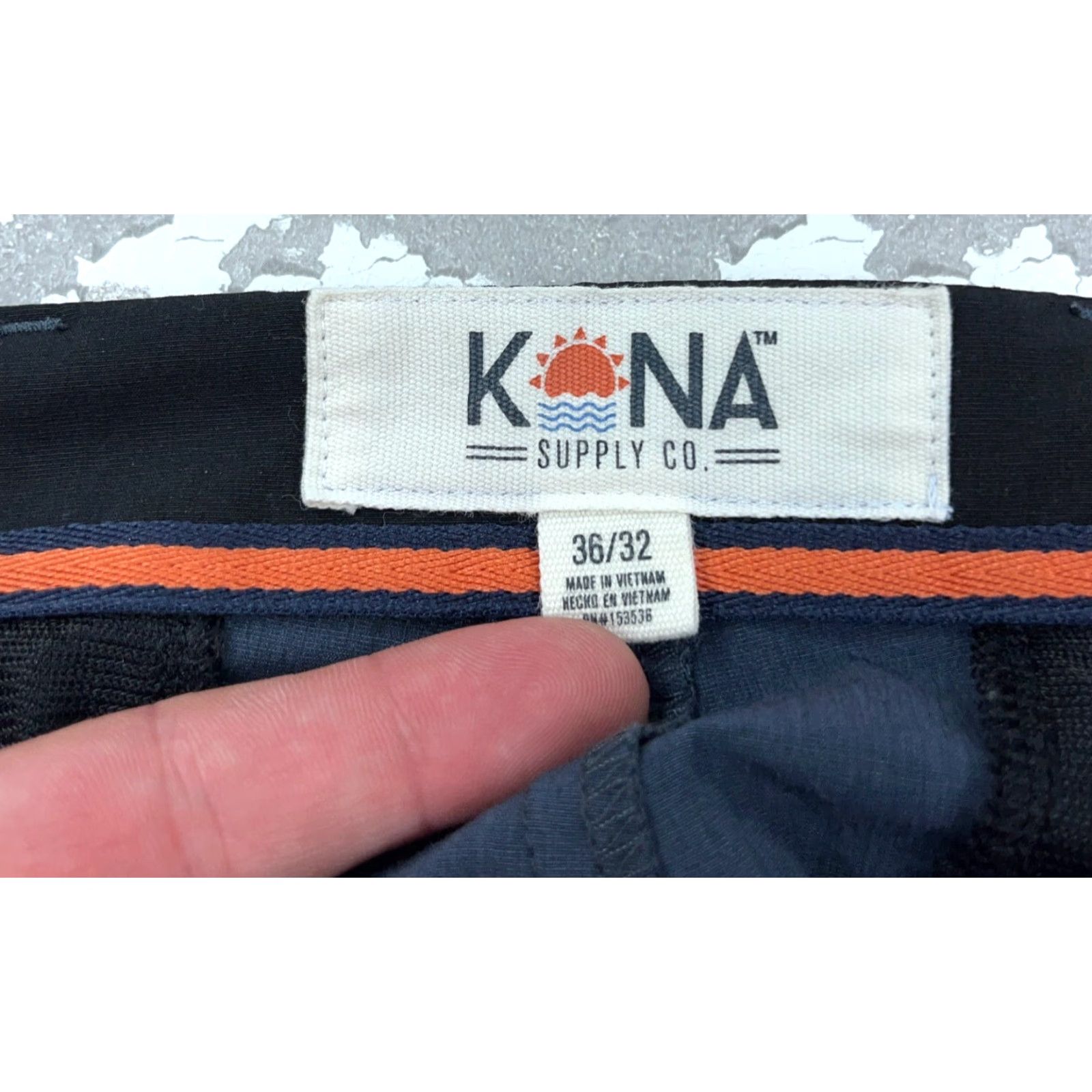 Vintage Kona Chino Pants Men 36x32 Blue Performance Polyester Navy Golf Adult Dress Casual Bathing? Not applicable Size US 36 / EU 52 - 3 Thumbnail