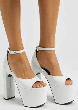 Balenciaga o1y0625 Sandals in White Size US 8 / IT 38 - 5 Thumbnail