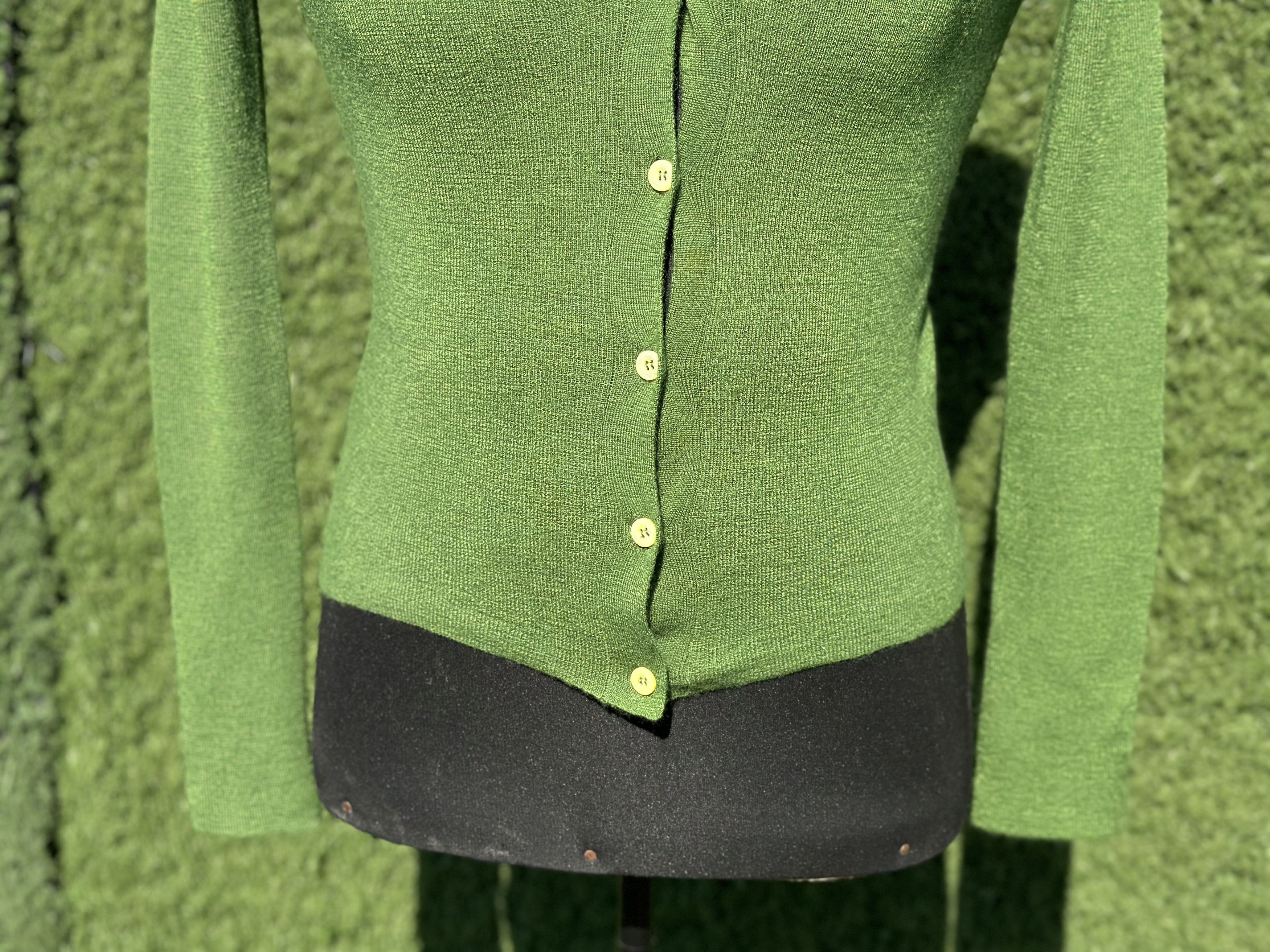 Prada Prada Cashmere Silk V Neck Cardigan Fine Knit Button 40 IT Size S / US 4 / IT 40 - 11 Thumbnail