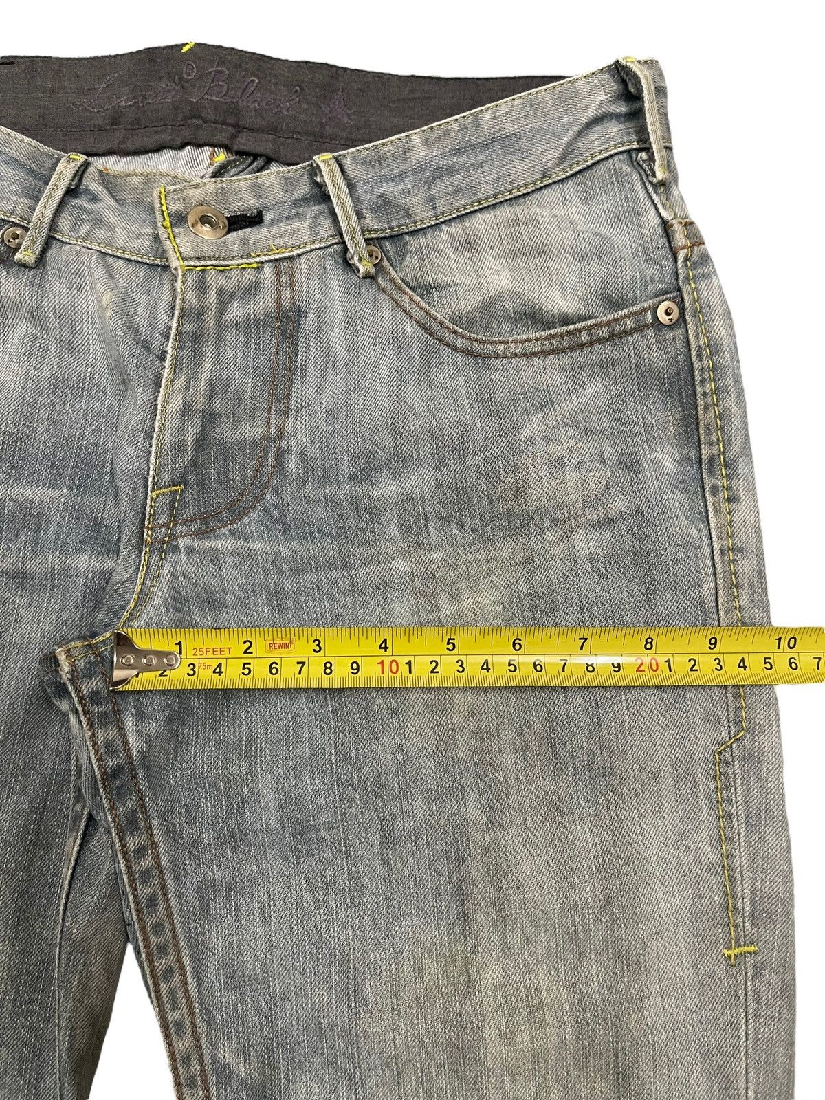 Levi's Vintage 90s Levis Blue Wash Distress Style Jeans Size US 30 / EU 46 - 12 Thumbnail