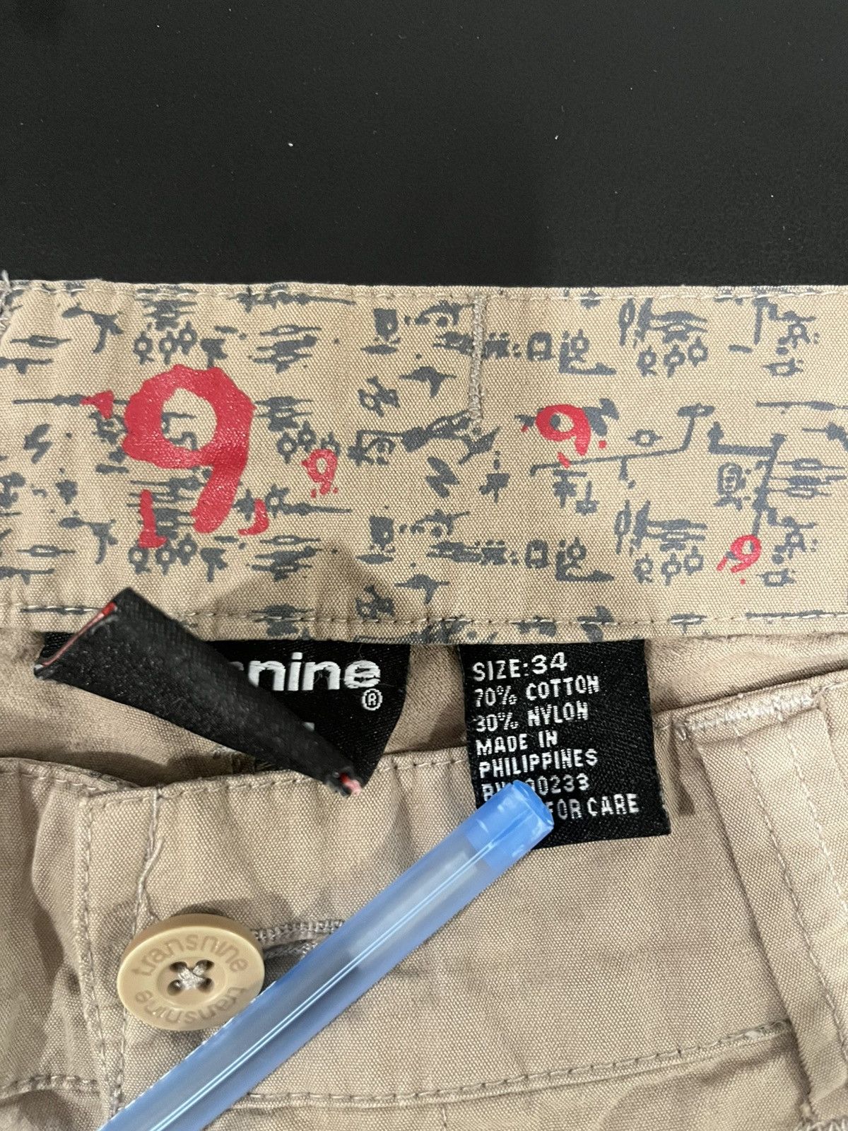 Vintage Trans nine cargo shorts vintage y2k Size US 36 / EU 52 - 3 Thumbnail