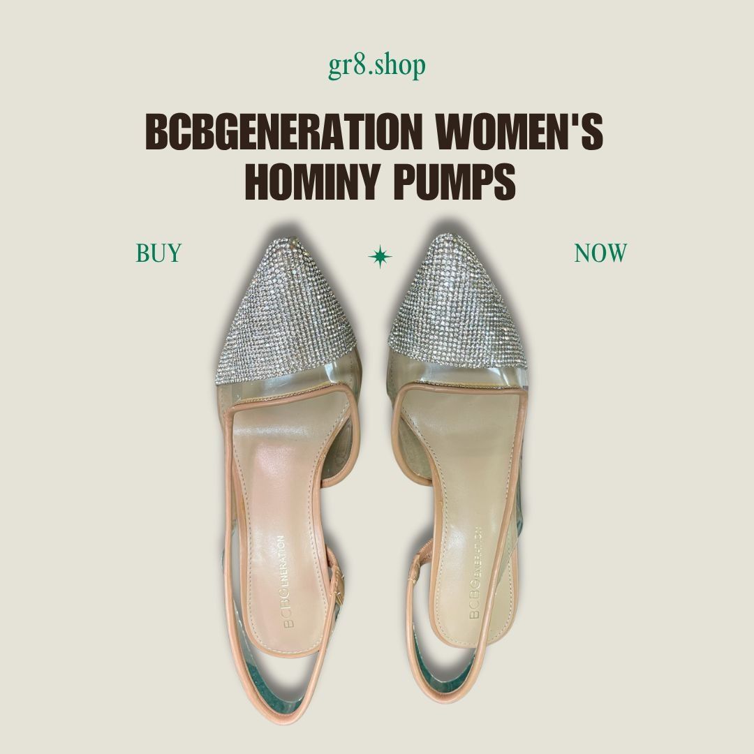 BCBGeneration BCBGeneration Womens Hominy Rhinestone Slingback Pumps Size Size US 6 / IT 36 - 1 Thumbnail