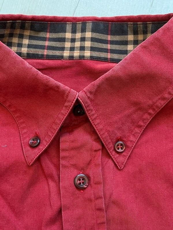 Burberry Burberry London Grafton Made in Spain Vintage 2000s Red Size US M / EU 48-50 / 2 - 7 Thumbnail