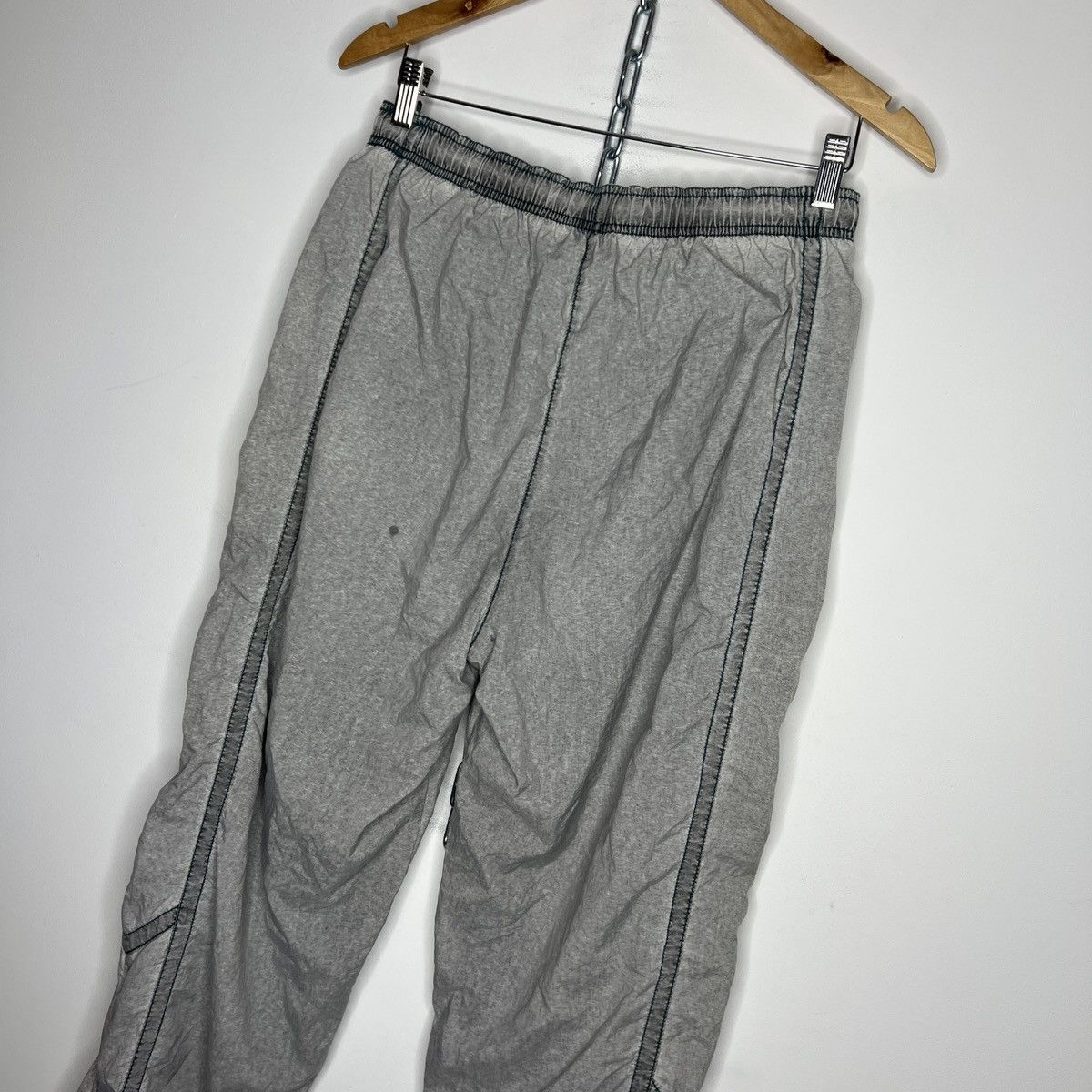 Nike × Vintage Vintage Nike Oversized Drill Y2K Grey Tracksuit 80s 90s Size US M / EU 48-50 / 2 - 14 Thumbnail