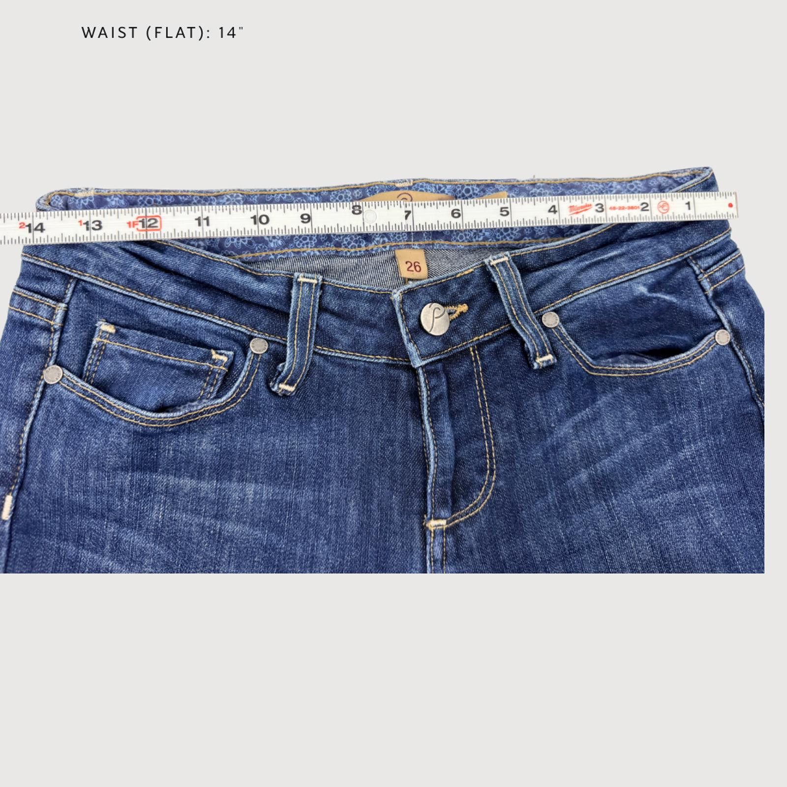 Paige Paige Skyline Low Rise Slim Straight Jeans 26 Y2K Size 26" / US 2 / IT 38 - 7 Thumbnail