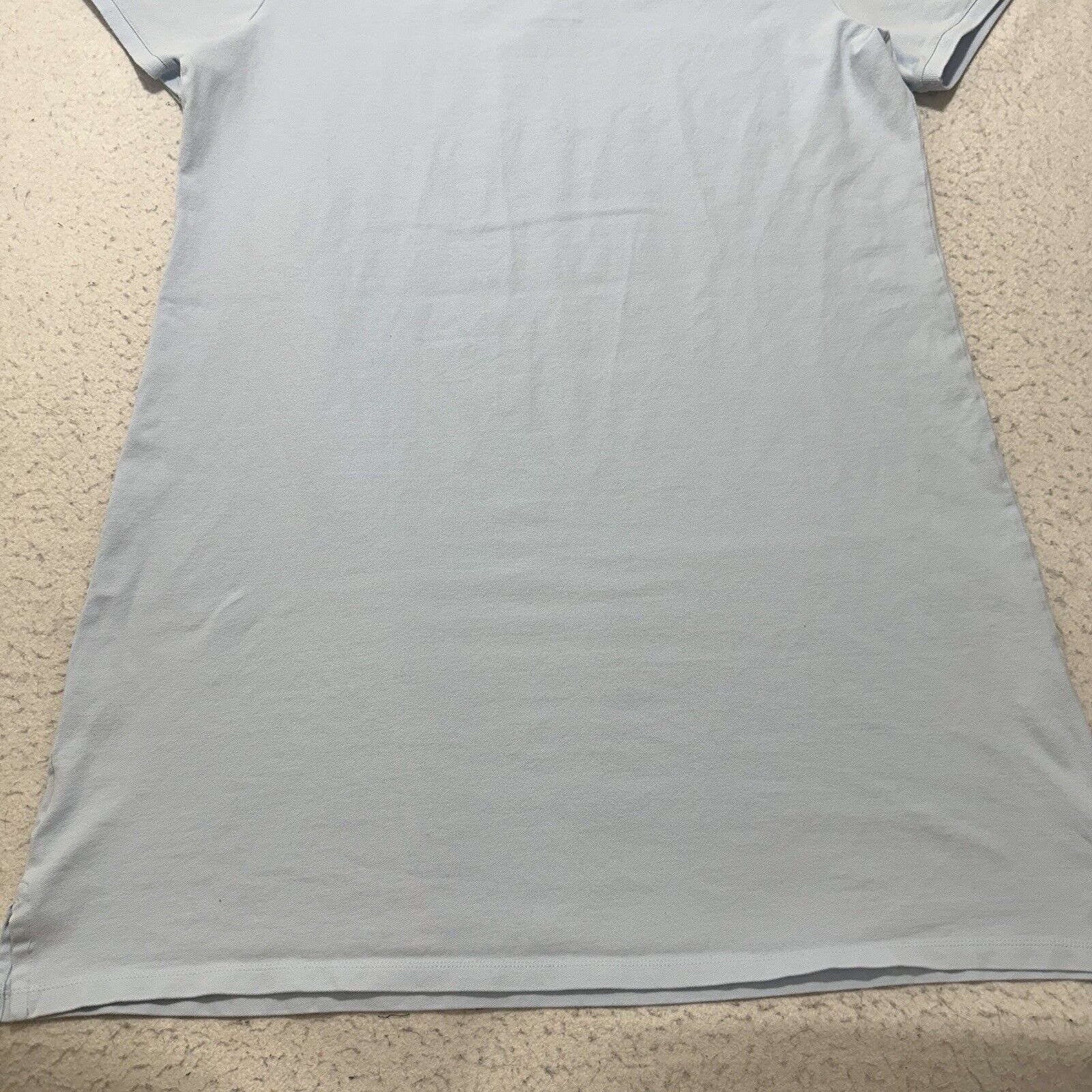 Lands' End Lands' End XL Light Blue Plaid Collared Polo Shirt Dress Size XL / US 12-14 / IT 48-50 - 11 Thumbnail