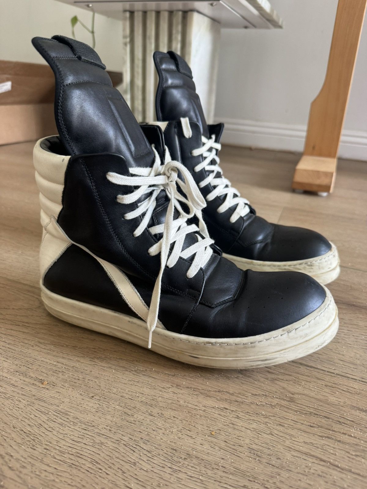 Rick Owens Geobaskets 43 Size US 10 / EU 43 - 1 Thumbnail