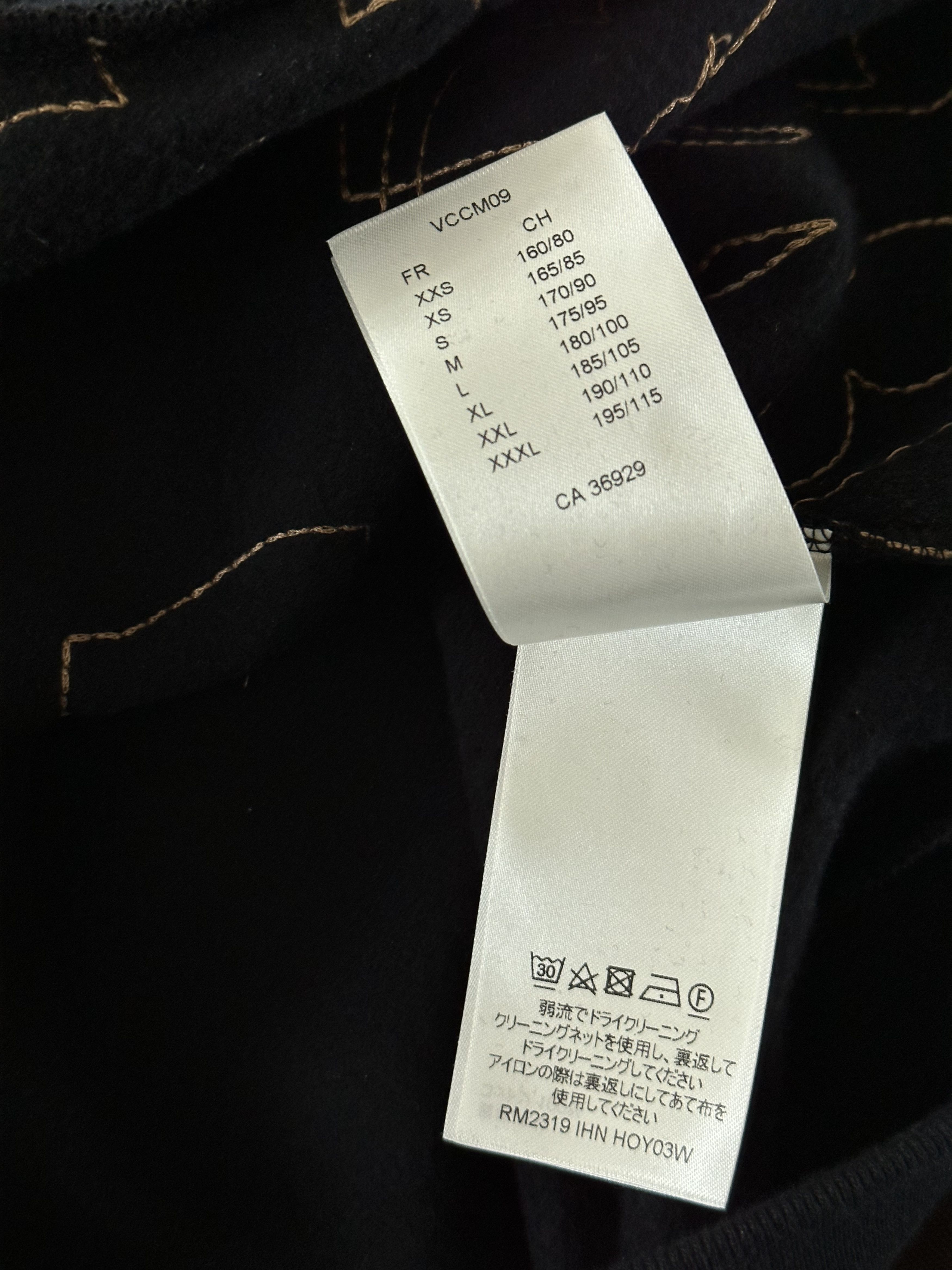 Louis Vuitton Louis Vuitton Black & Gold Music Line Embroidered Sweater Size US S / EU 44-46 / 1 - 6 Thumbnail