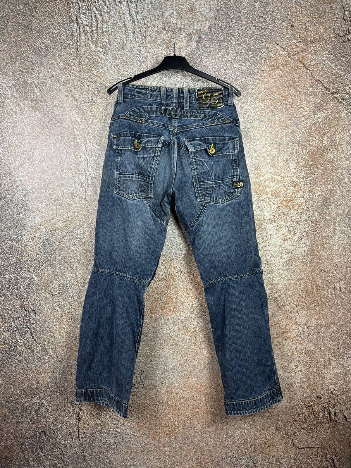 G-Star G Star Elwood 96 Denim Buckle Back Jeans Size 33 Size US 33 - 1 Thumbnail