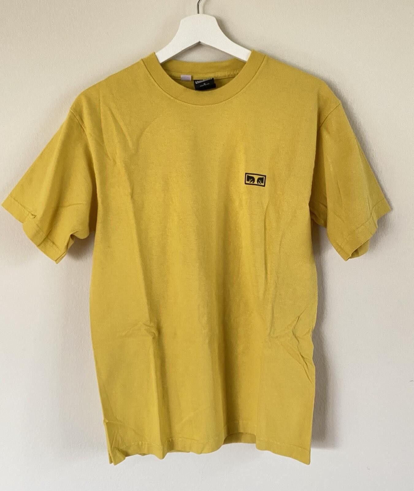 Obey Obey No One Graphic T-shirt Men Size M Mustard Short Sleeve Size US S / EU 44-46 / 1 - 2 Thumbnail