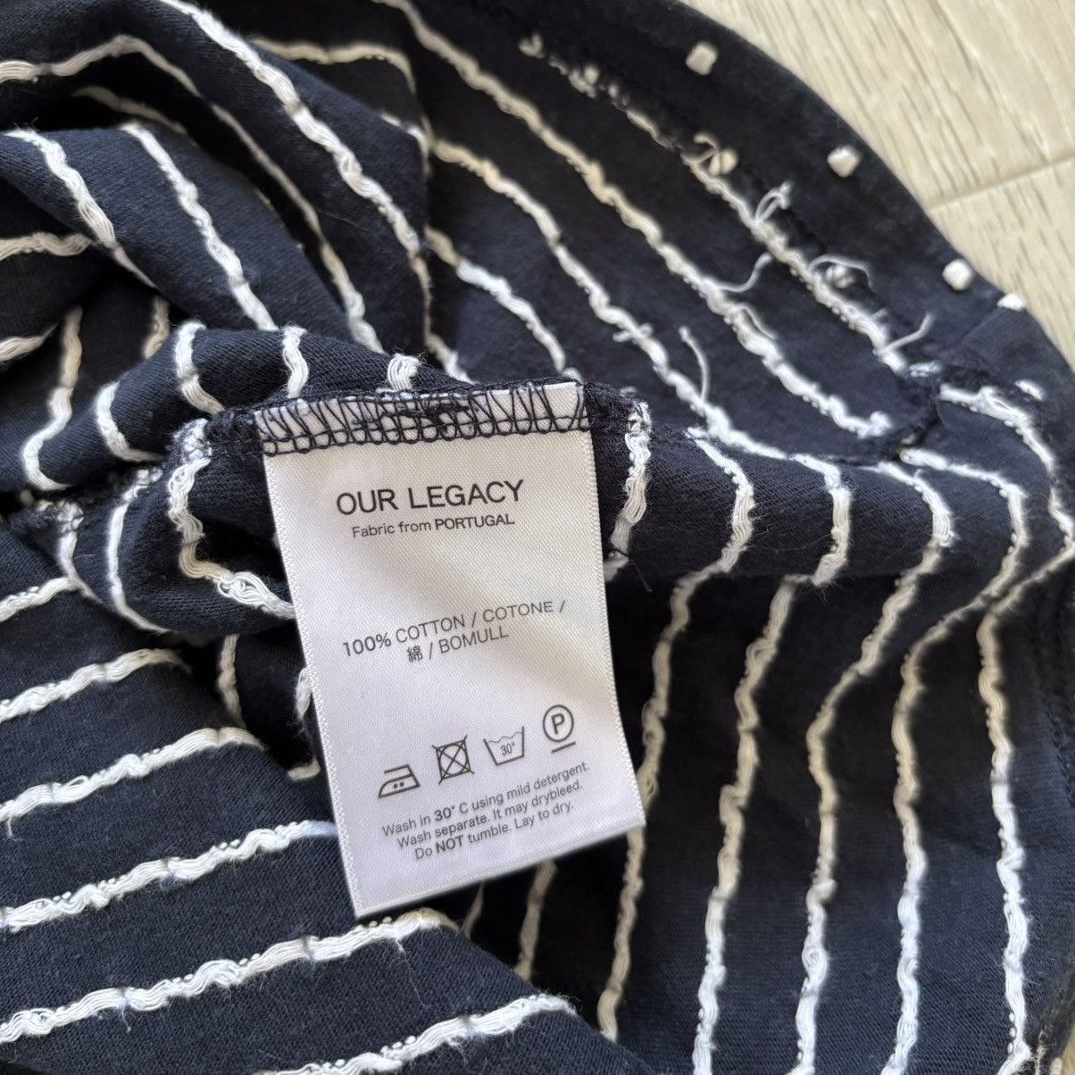 Designer × Our Legacy Our Legacy T Shirt Jacquard Dots Size US M / EU 48-50 / 2 - 3 Thumbnail
