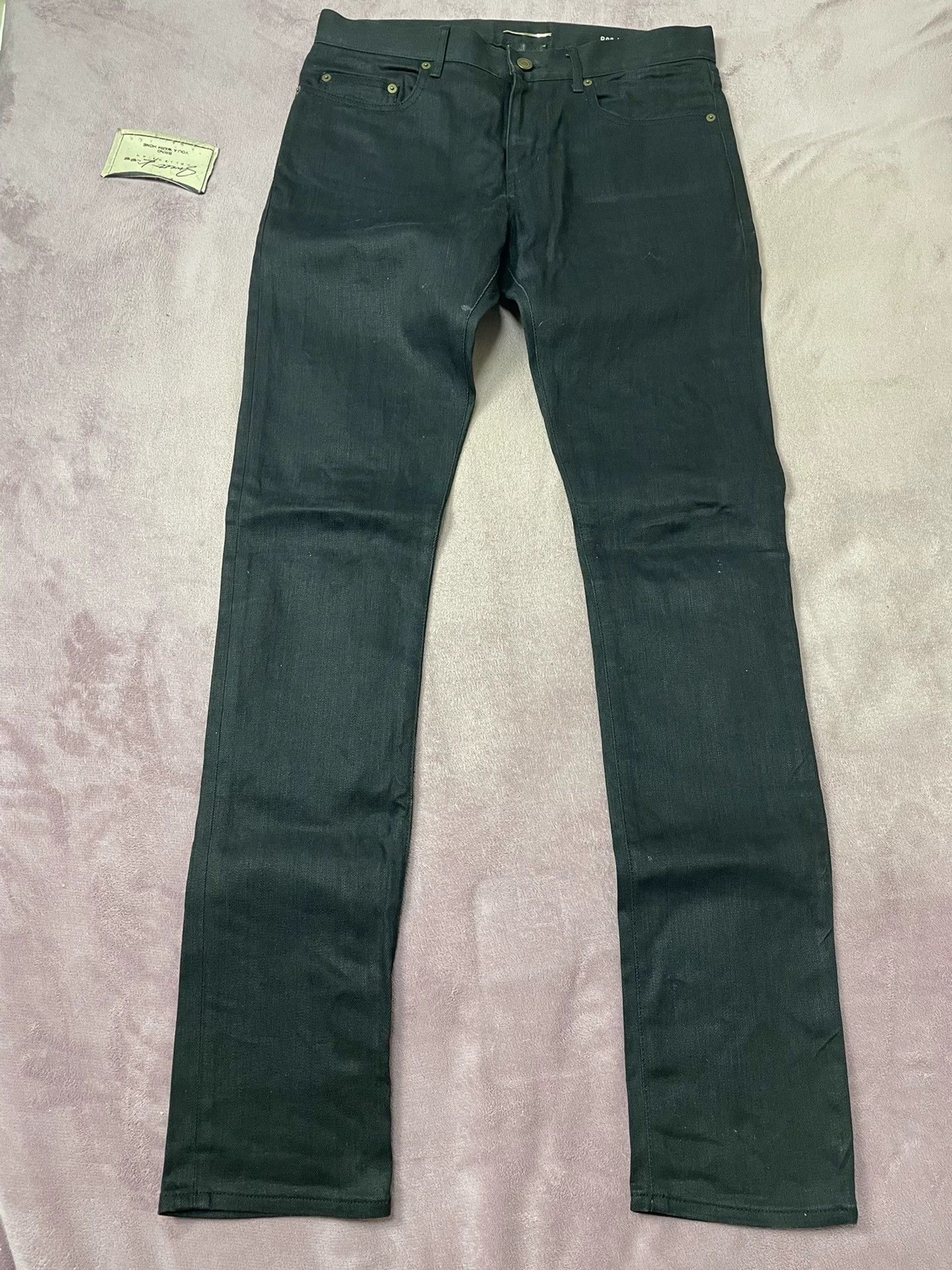 Saint Laurent Paris Saint Laurent Paris Classic black jeans Size US 32 / EU 48 - 1 Thumbnail
