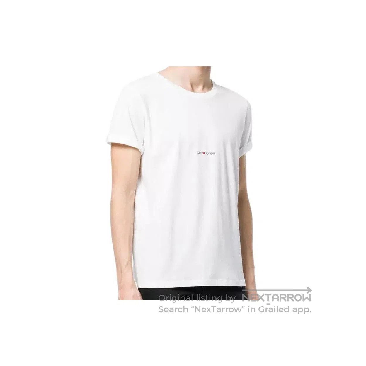 Saint Laurent Paris Saint Laurent Logo Print T-Shirt Size M. Size US M / EU 48-50 / 2 - 7 Thumbnail